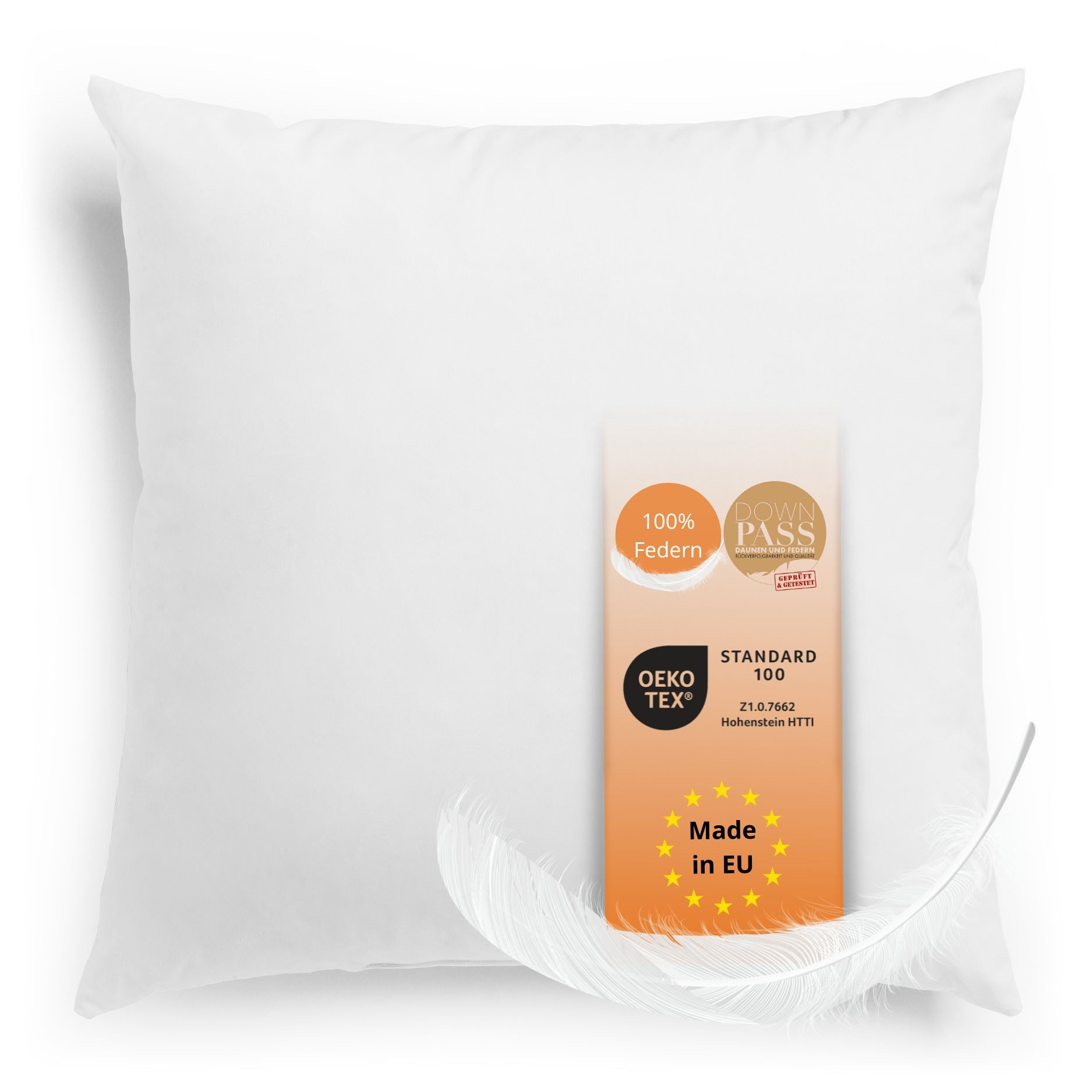 sleepling Federkissen Inlet Sofakissen, Füllung: 100% Federn, Bezug: Baumwo günstig online kaufen