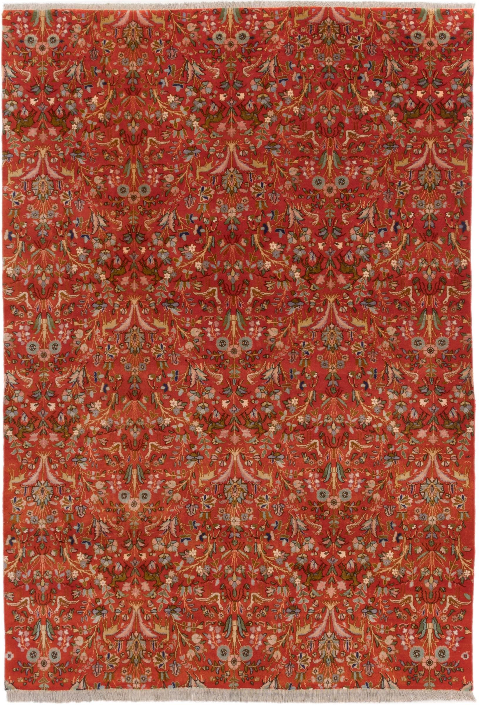 Nain Trading Orientteppich Täbriz Tabatabai 209x299 Handgeknüpfter Orientteppich, rechteckig, Höhe: 12 mm