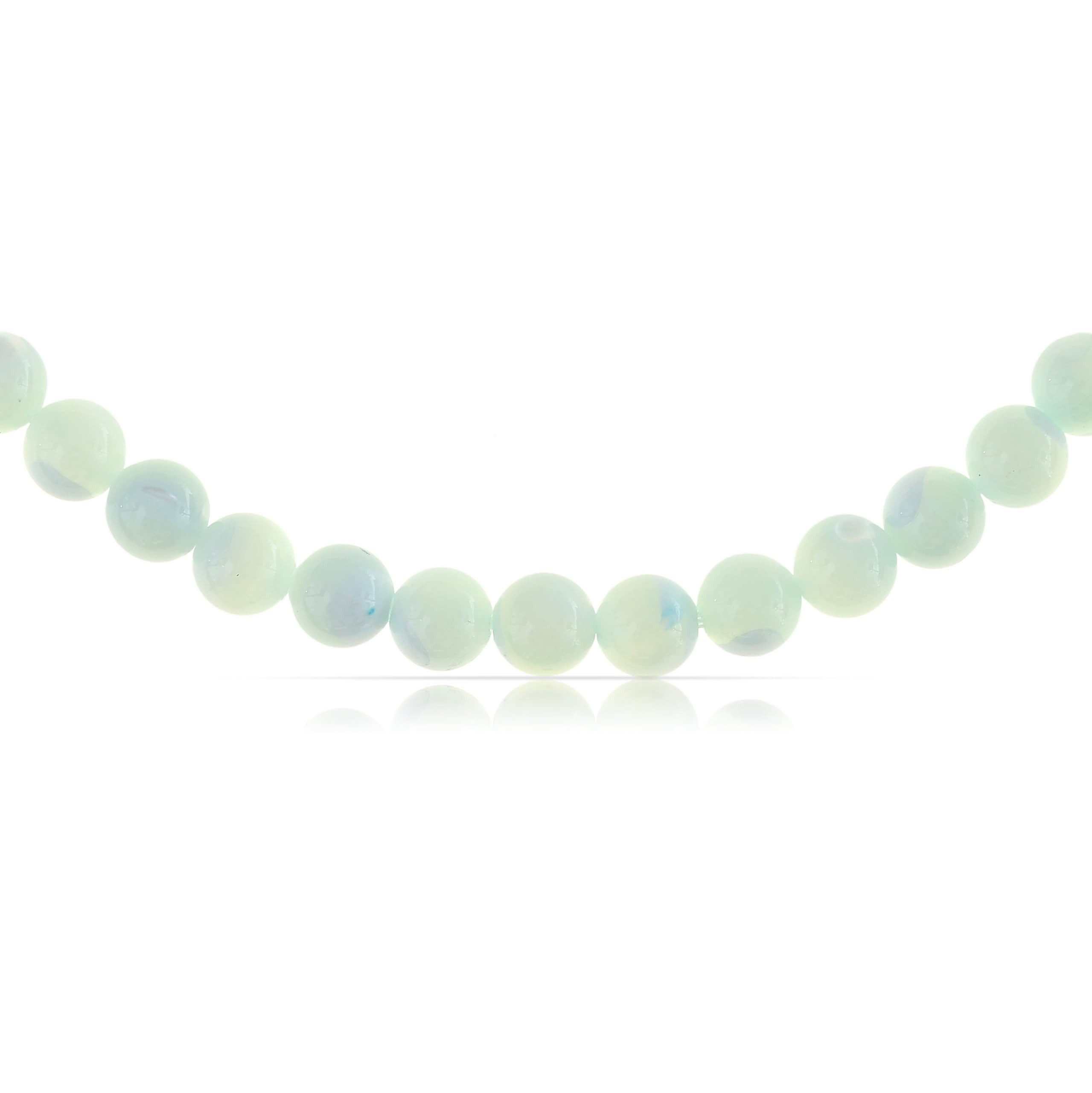 Made by Nami Perlenkette Bunte Perlenkette Damen aus echten Steinen mit Sch günstig online kaufen