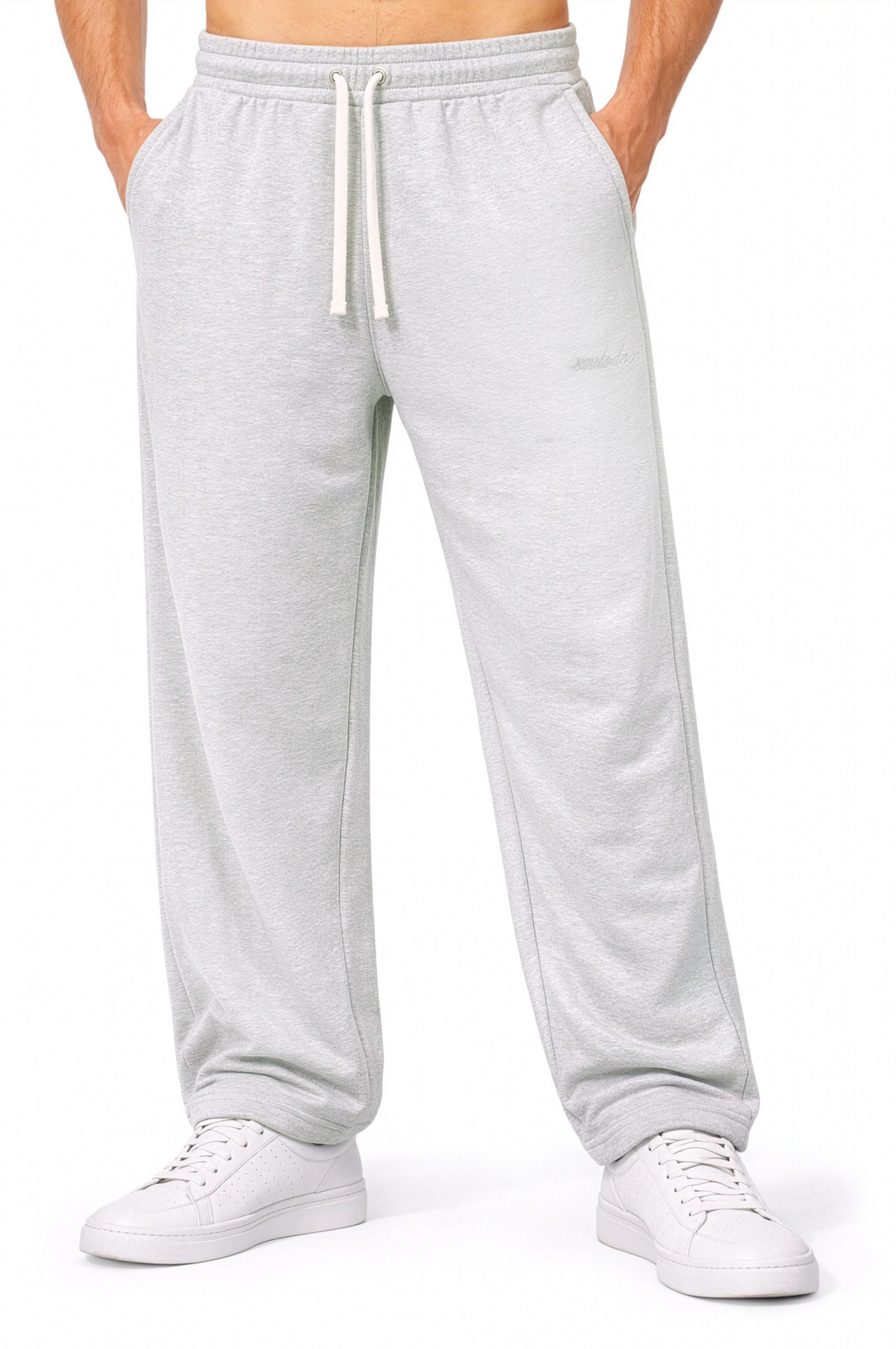 Smilodox Jogginghose Kaleo, Jogger Oversized mit Tunnelzug, elastischem Bund und Logo Praktische Seitentaschen Komfortable Passform Gym Freizeit