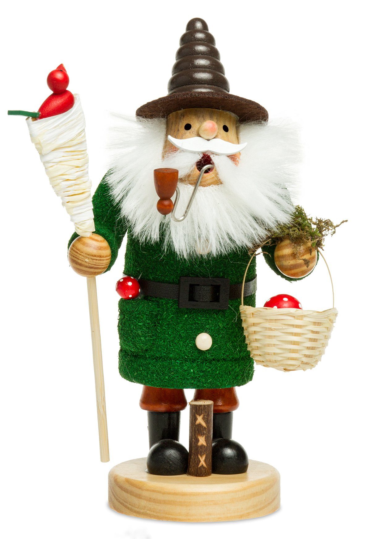 SIKORA Weihnachtsfigur RM-A Räuchermännchen aus Holz günstig online kaufen