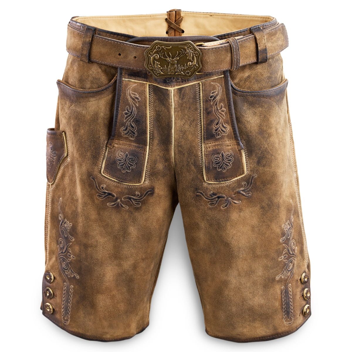 Country Maddox Trachtenlederhose Lederhose Amberg camel nappato