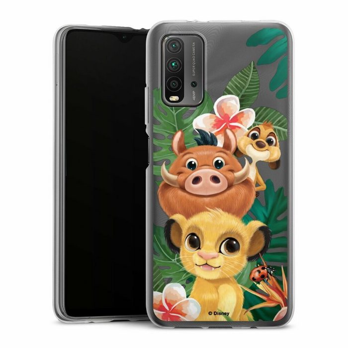 DeinDesign Handyhülle Timon und Pumbaa König der Löwen Disney Xiaomi Redmi 9T Silikon Hülle Bumper Case Handy Schutzhülle