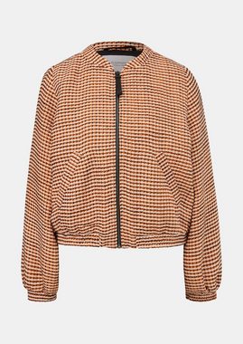 comma casual identity Blusenblazer Blouson-Jacke aus Bouclé