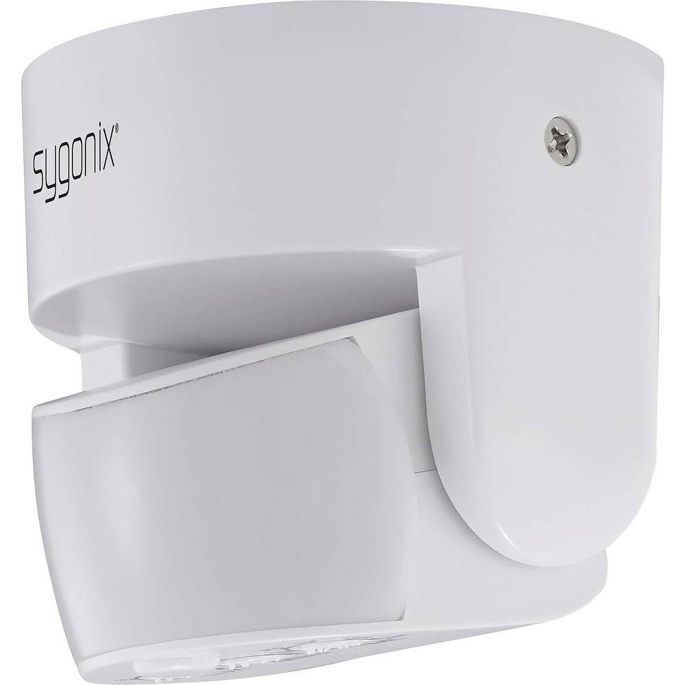 Sygonix Bewegungsmelder SY-6440262 Wand, Decke HF-Bewegungsmelder 180 ° Relais Weiß IP65