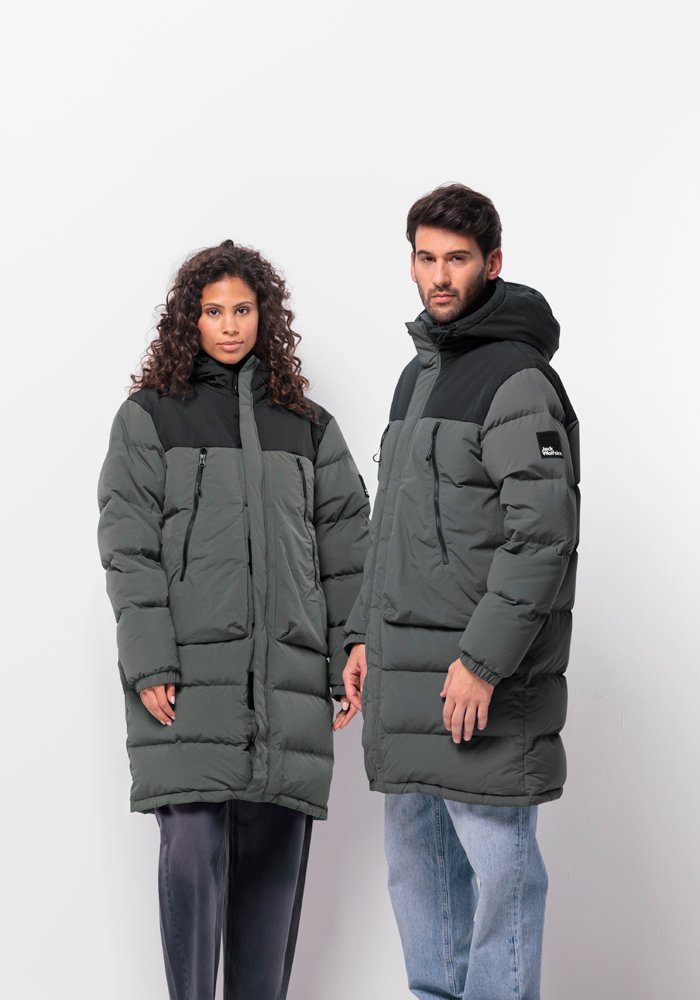 Jack Wolfskin Daunenjacke DELLBRUECK LONG JKT