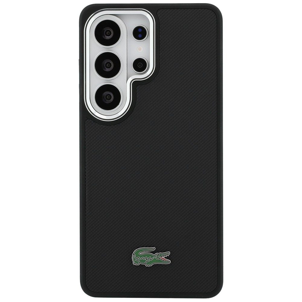 Lacoste Handyhülle Galaxy S26 Ultra Petit Pique schwarz MagSafe Logo grün 6,9 Zoll, Kantenschutz – Bild 3 von 5
