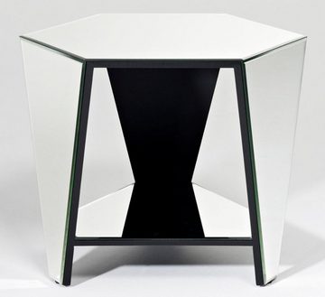 Casa Padrino Beistelltisch Luxus Spiegelglas Beistelltisch 59 x 51 x H. 49 cm - Designermöbel