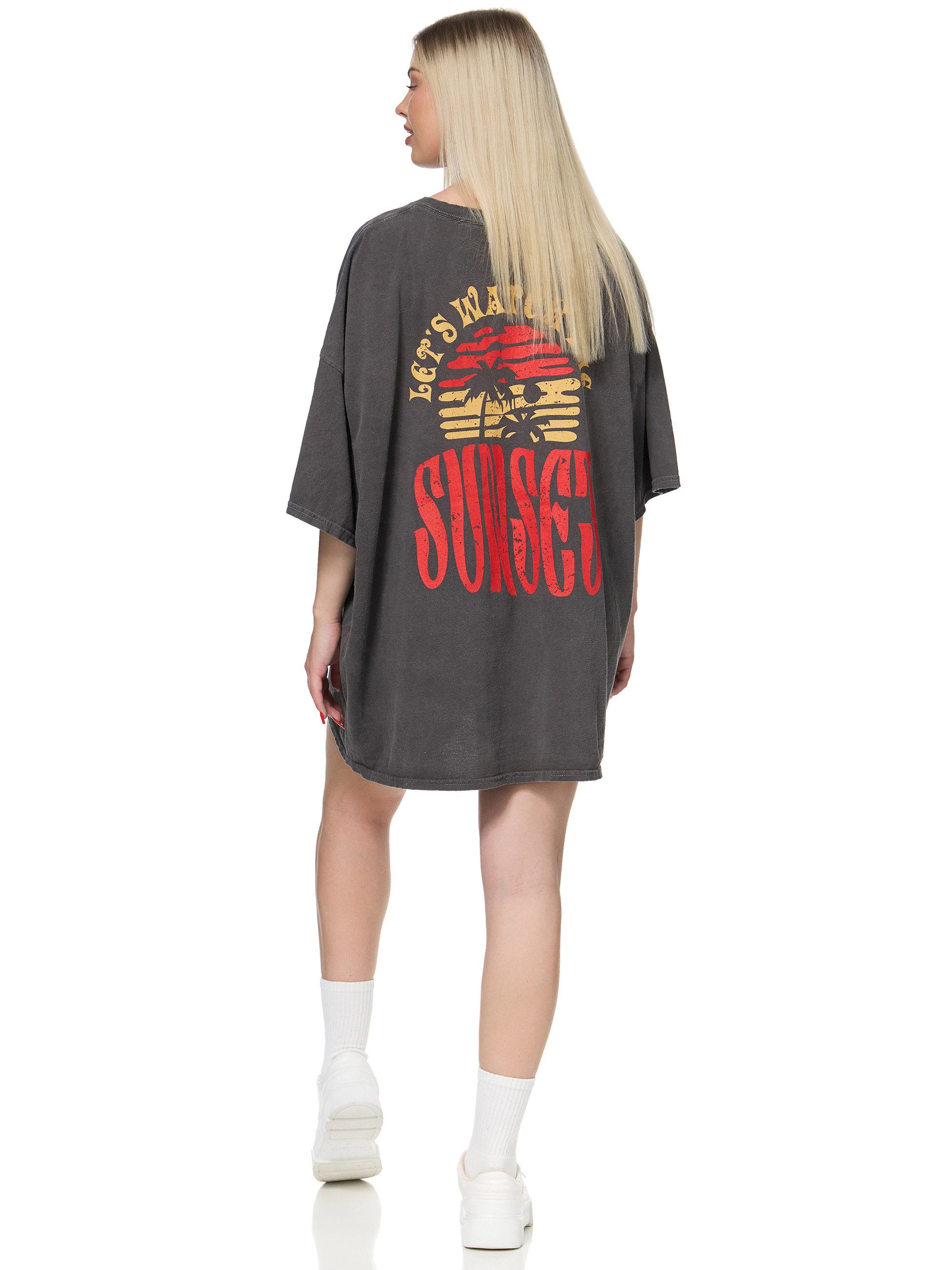 Worldclassca T-Shirt Worldclassca Oversized Print SUNSET günstig online kaufen