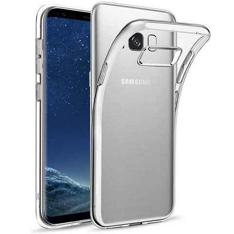 CoolGadget Handyhülle Transparent Ultra Slim Case für Samsung Galaxy S8 5,8 Zoll, Silikon Hülle Dünne Schutzhülle für Samsung S8 Hülle