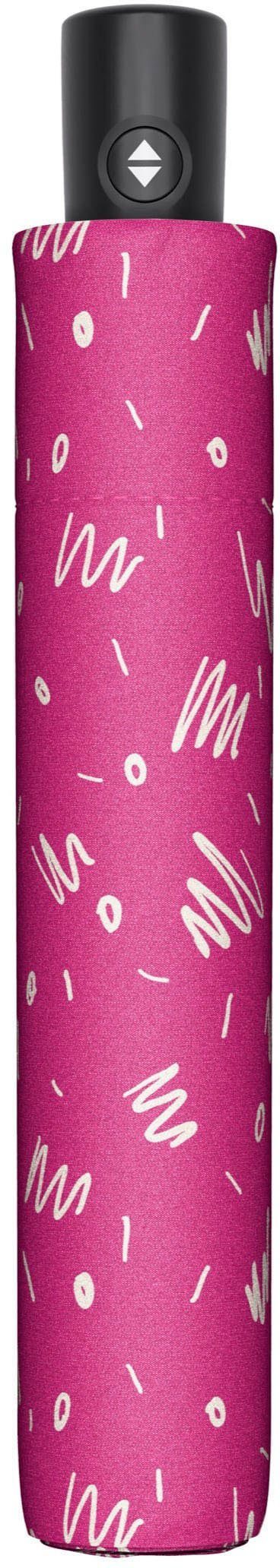 Taschenregenschirm doppler® zero pink Minimally, Magic fancy