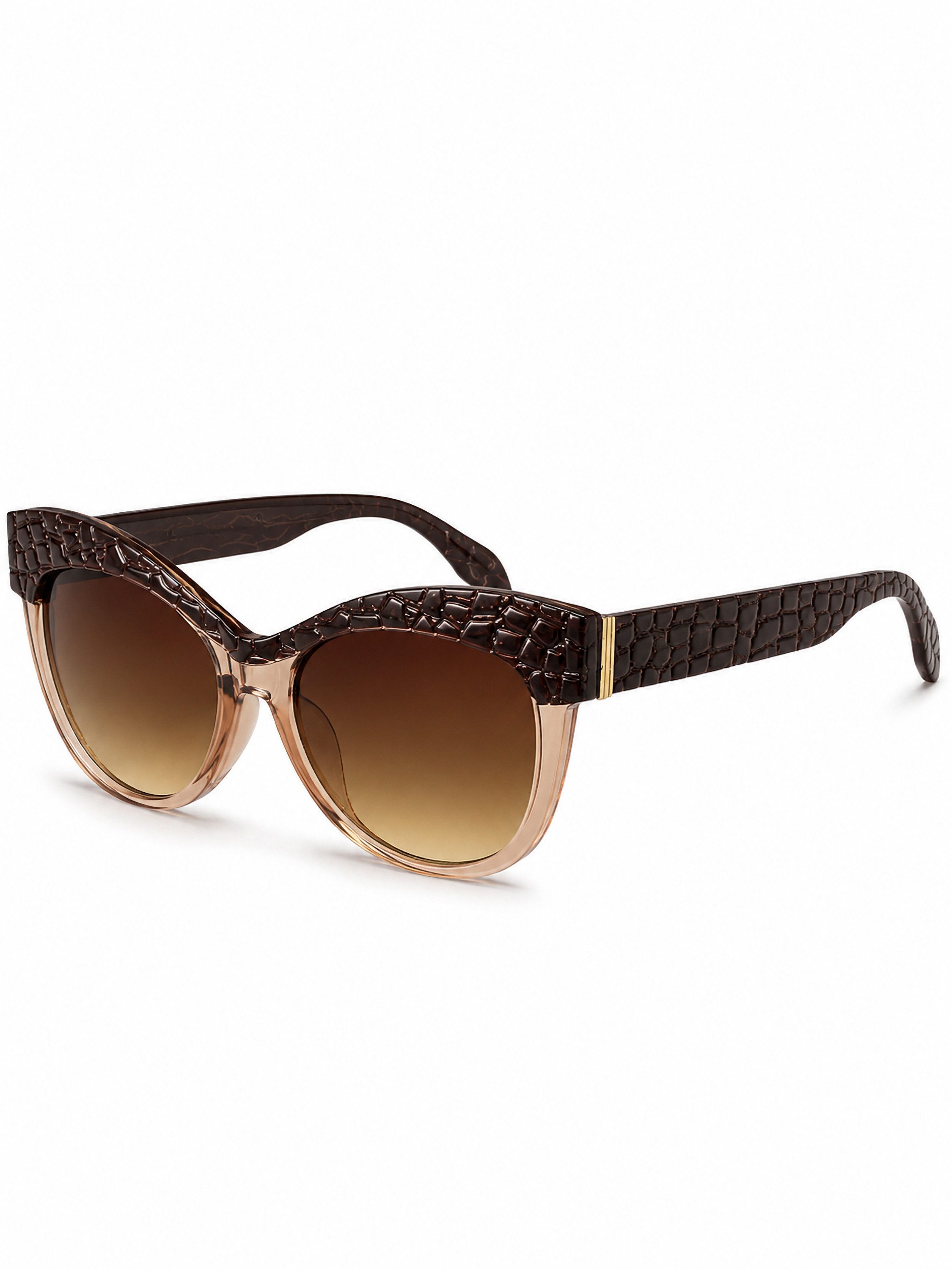 Sonnenbrille Kroko