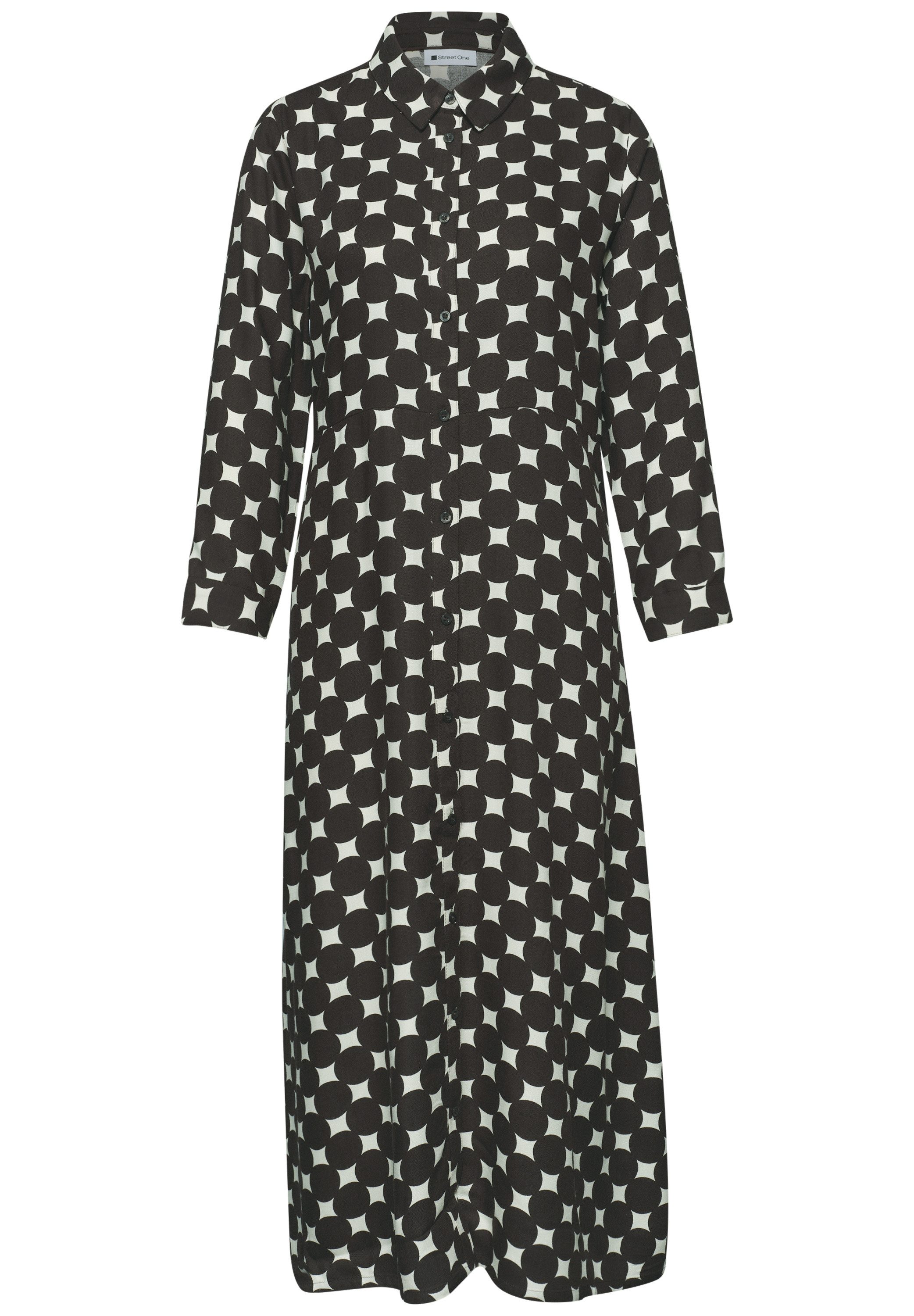 STREET ONE Blusenkleid mit Punktemuster