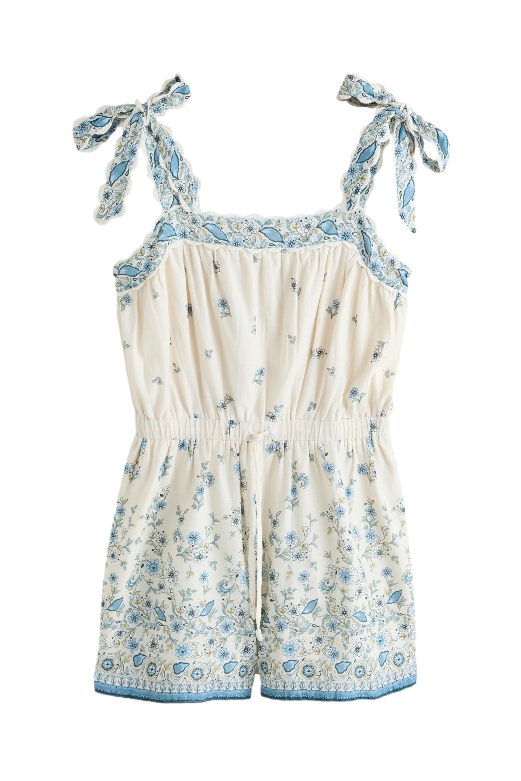 LAURA ASHLEY Strampler Laura Ashley Baumwoll-Romper, Ramona-Print (1-tlg)