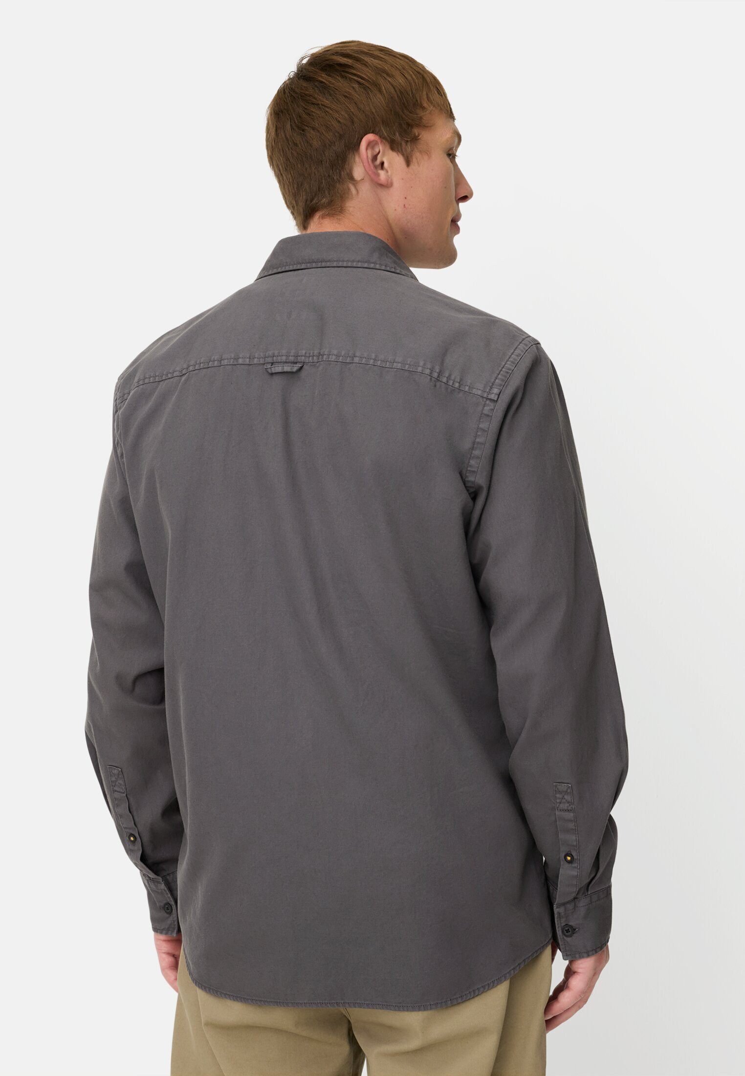 camel active Langarmhemd mit Kent-Kragen Langarm Button-Down