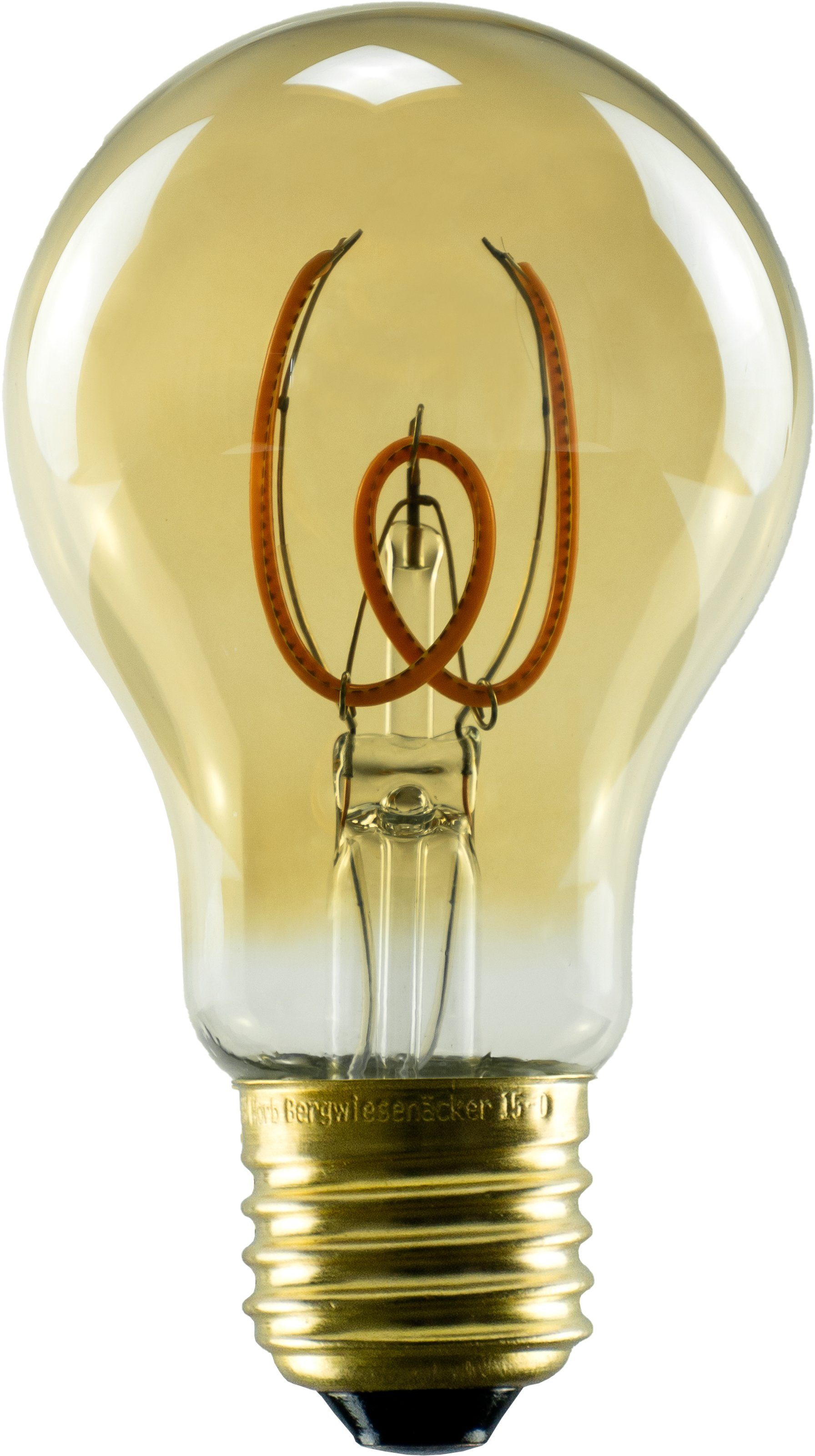 SEGULA LED-Leuchtmittel Soft Line, E27, 1 St., Warmweiß, dimmbar, Soft Glühlampe gold, E27
