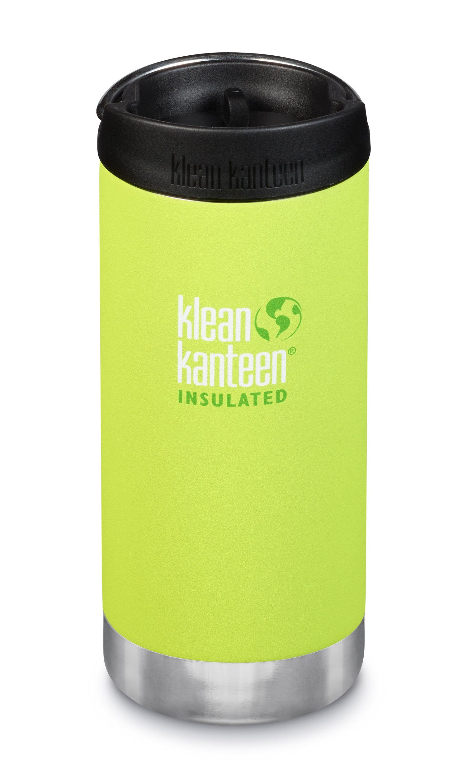 Klean Kanteen Isolierflasche TKWide vakuumisoliert, 355ml mit Café Cap Juicy Pear (matt)
