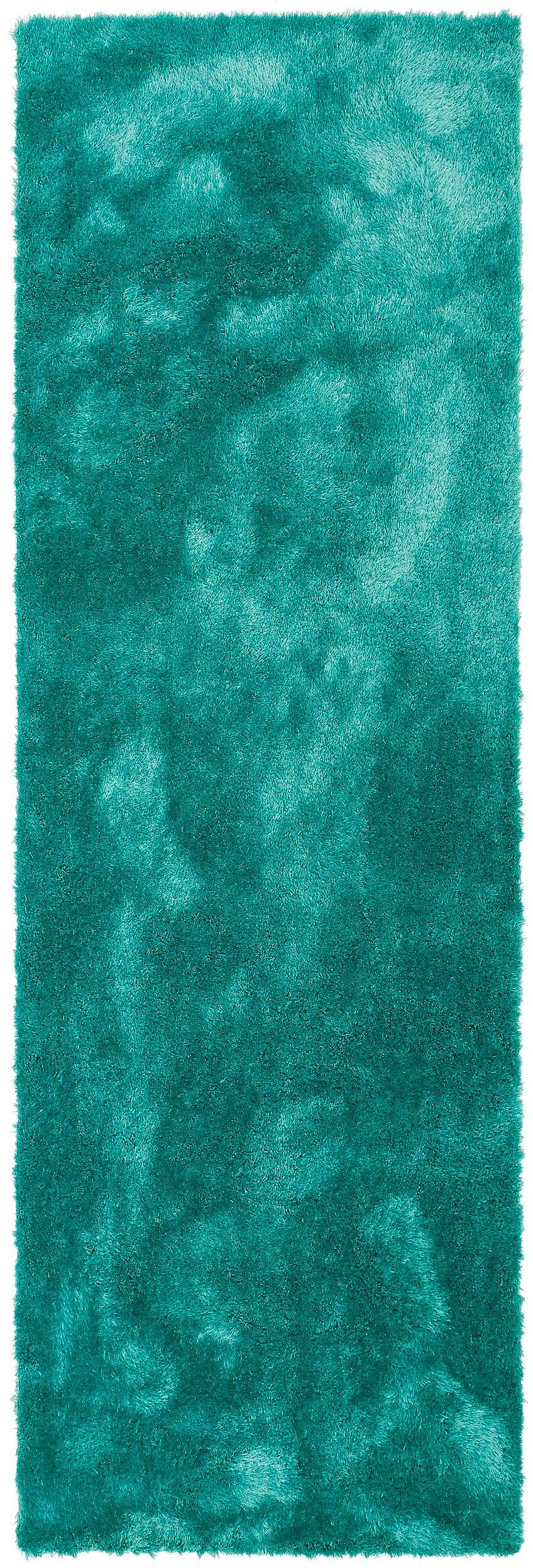 Bruno Banani Hochflor-Läufer Dana Teppich, Kundenliebling, rechteckig, Höhe: 30 mm, Brücke, uni, weich, Mikrofaser, Diele, Flur, …