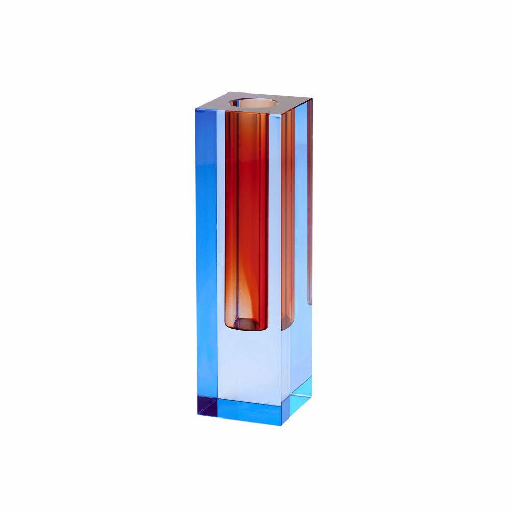 Giftcompany Dekovase Sari Blau / Orange 17 cm