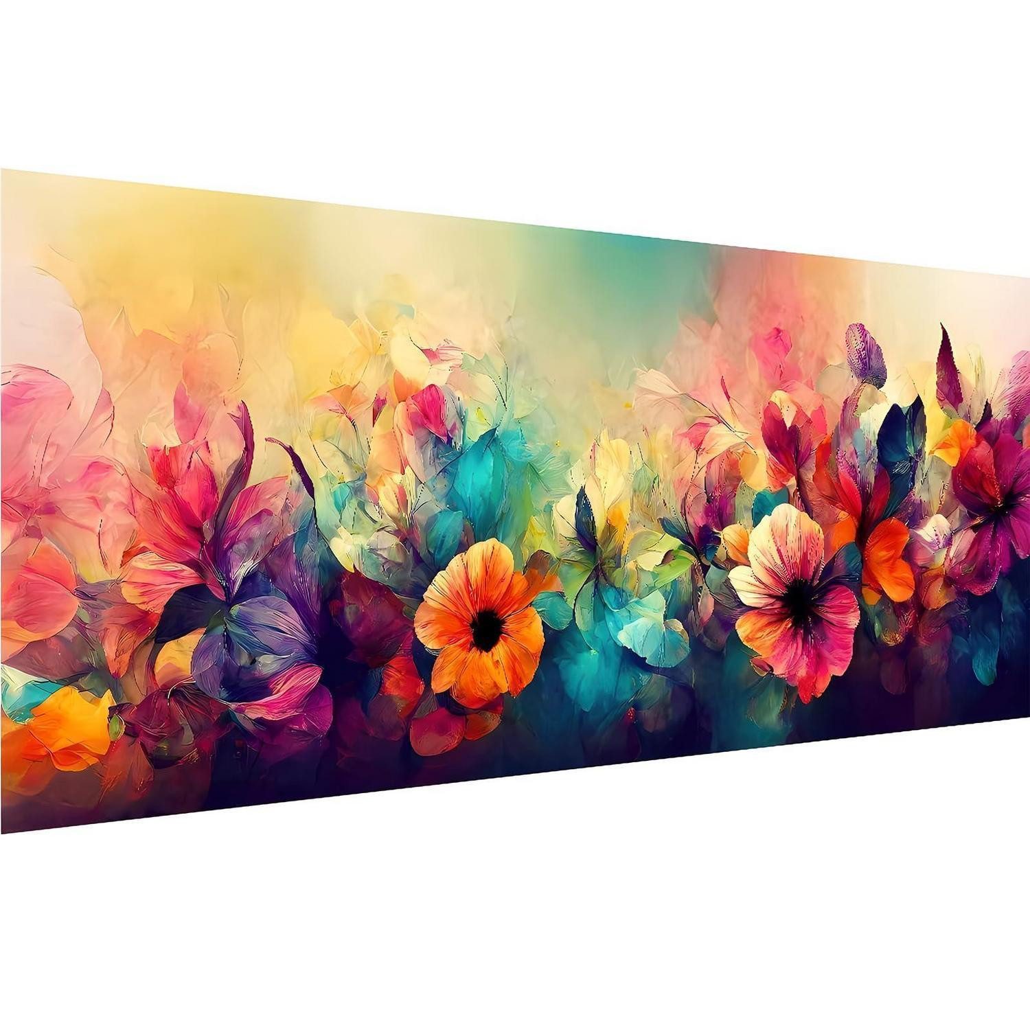 LuxusKollektion Malen nach Zahlen Malen nach Zahlen Landschaft Blume 90x40cm (1-St)