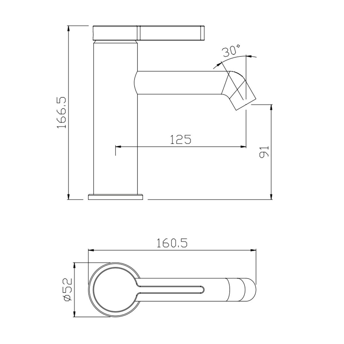 Belvit Waschtischarmatur BV-WA4092 (einzel, 1-St) BELVIT Waschtischarmatur günstig online kaufen