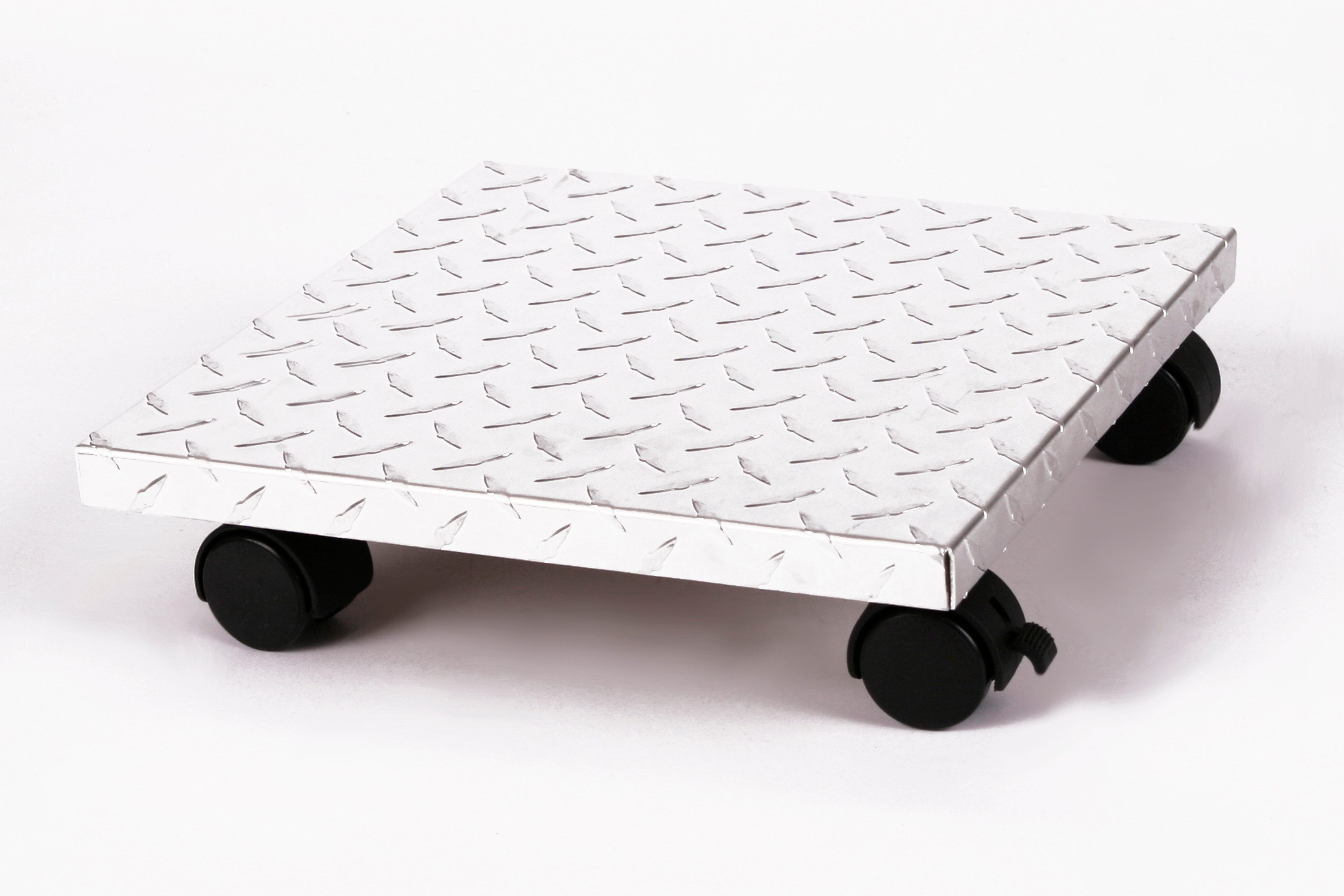 Szagato Pflanzenroller Möbelroller ALU Edelstahl 30 cm 40 cm 50 cm (Alle Ausführungen)