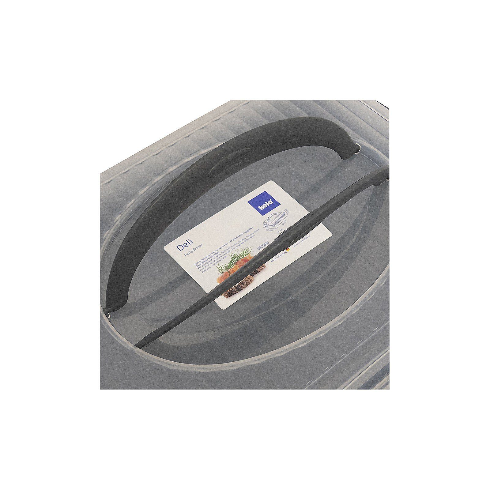 kela Kuchentransportbox Deli, PP-Kunststoff, Tragegriff, abnehmbarer Deckel