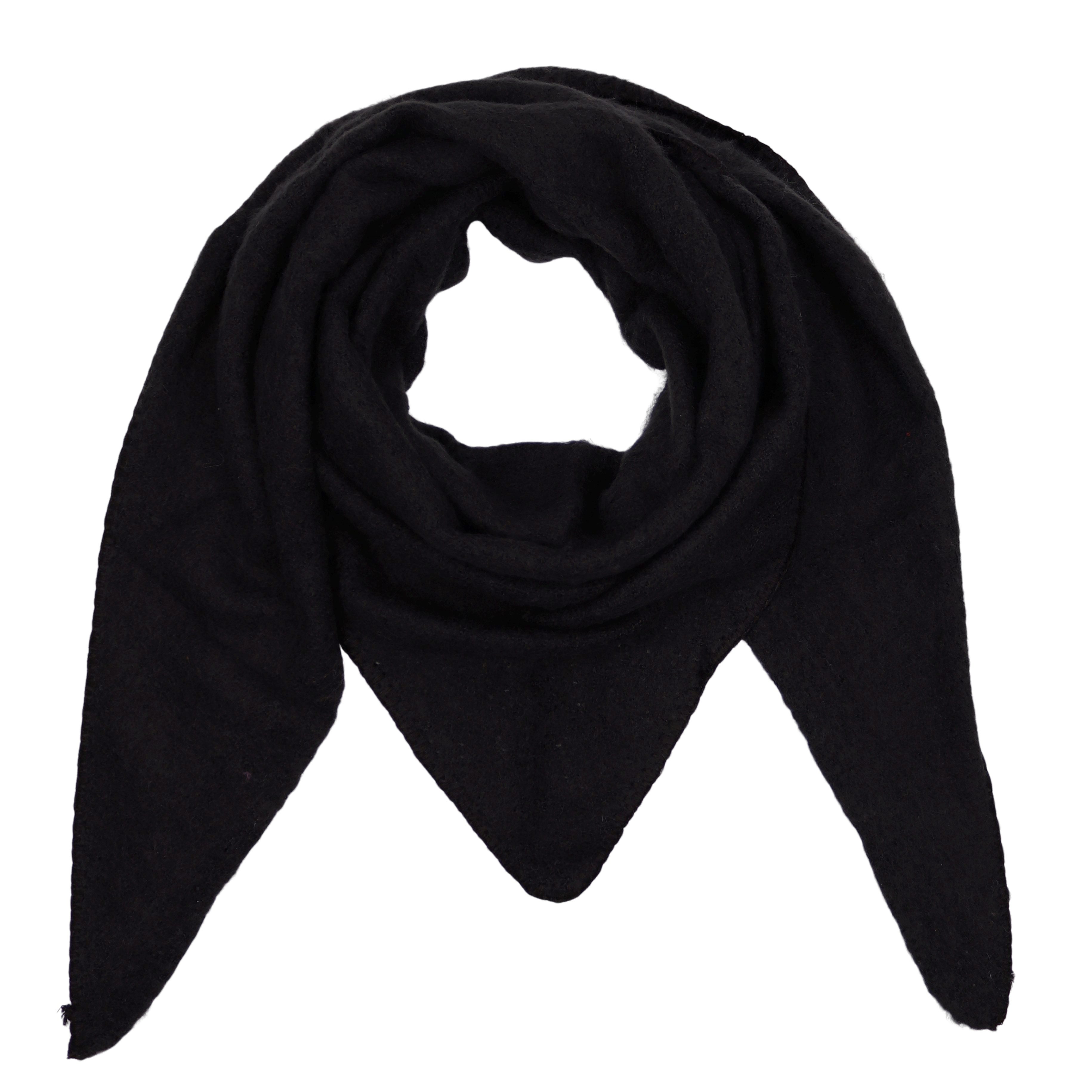 MIRROSI Dreieckstuch kuschliger und warmer Dreiecksschal ca.188x80 cm, (Unifarbe), in tollen Farben