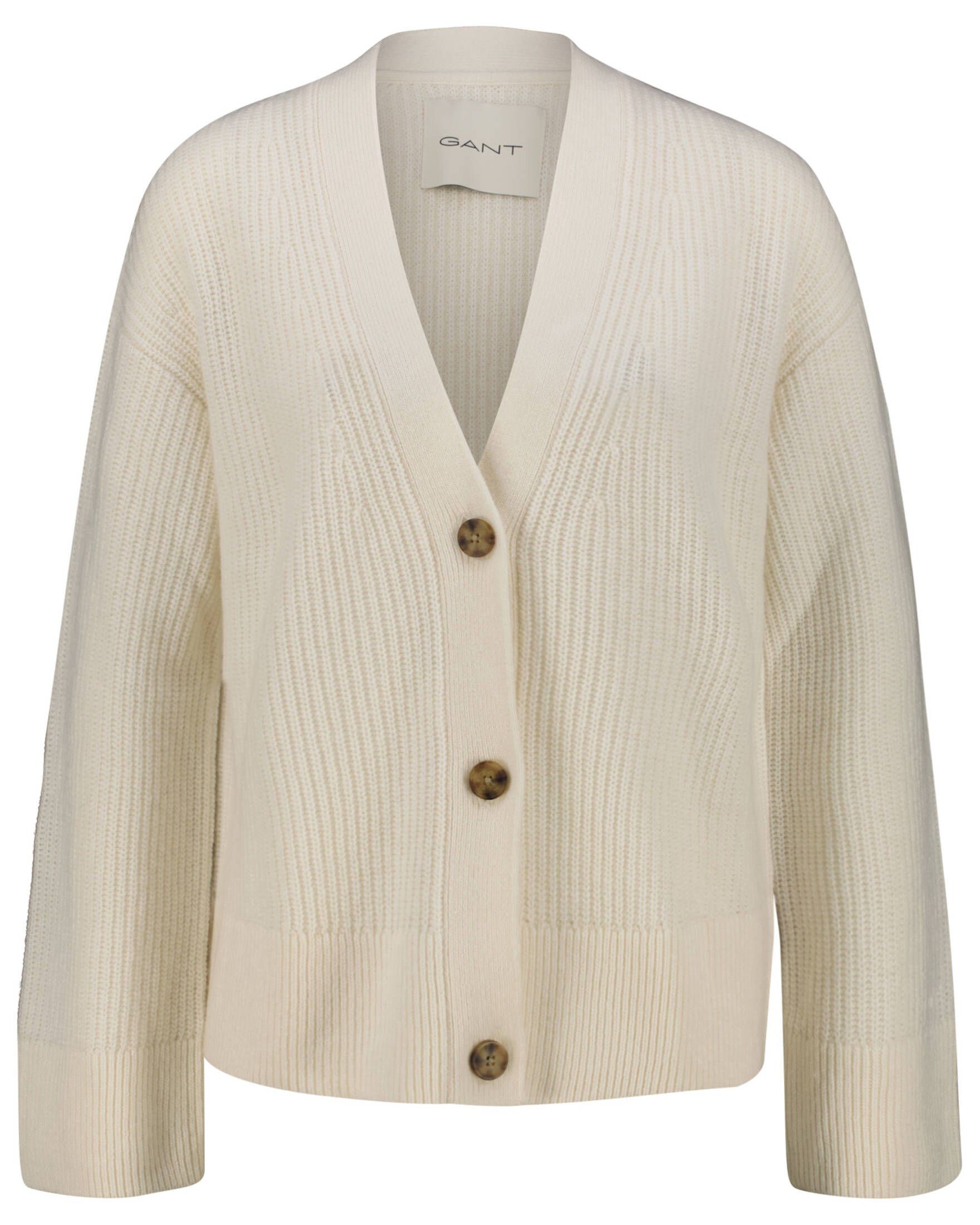 Gant Cardigan (1-tlg) offwhite (20) Strickjacke Damen