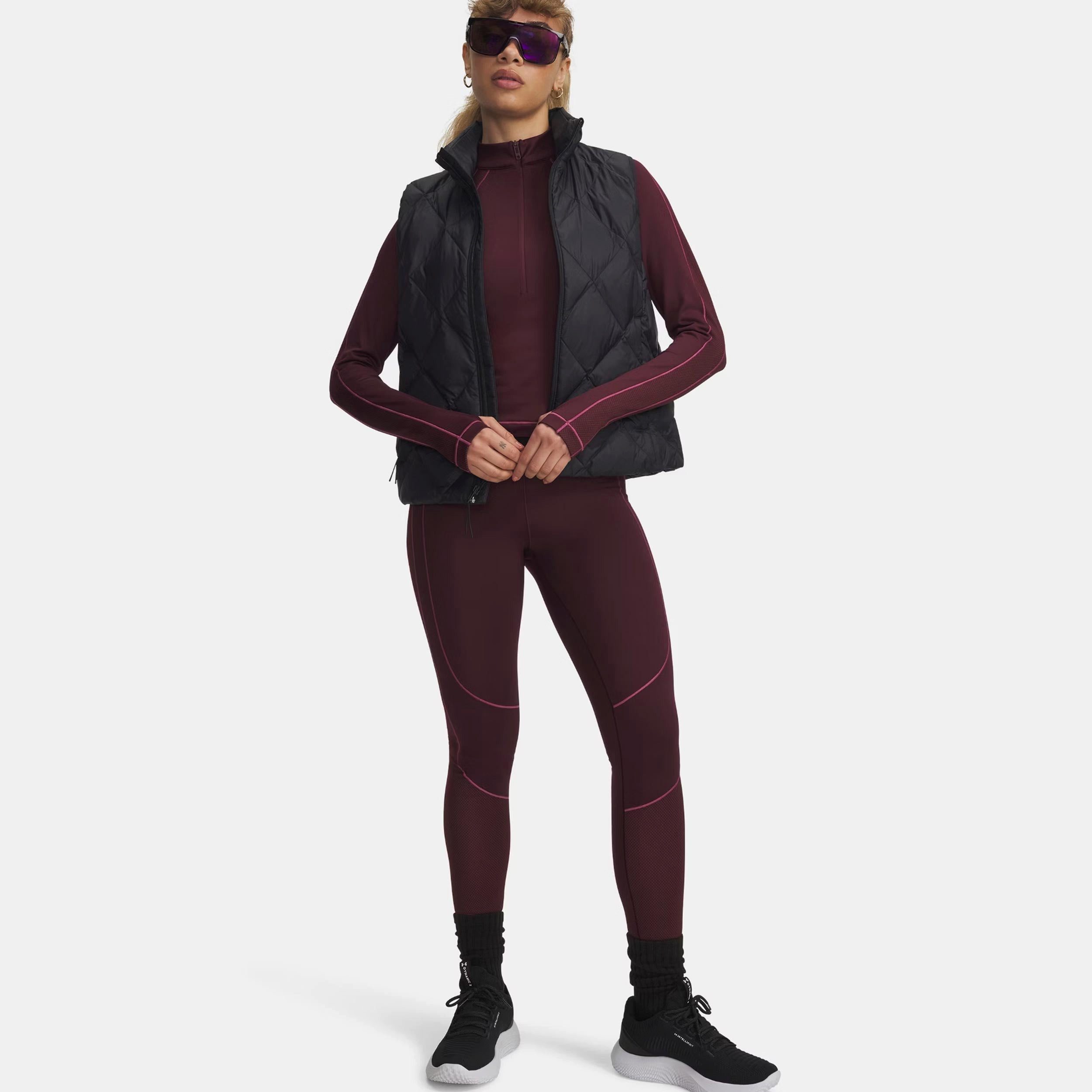Under Armour® Longsleeve Cold Gear Textured 1/2 Zip
