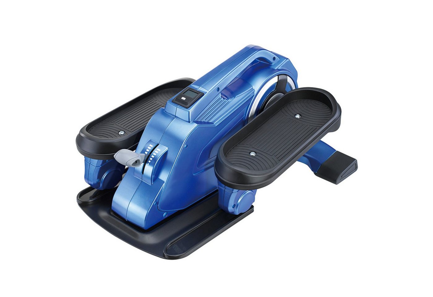 aktivshop Crosstrainer Mini für zuhause bis 100 kg, Magnet-Bremssystem & Anti-Rutsch-Effekt (1-tlg), 5 kg Schwungmasse, 8 verschiedene …