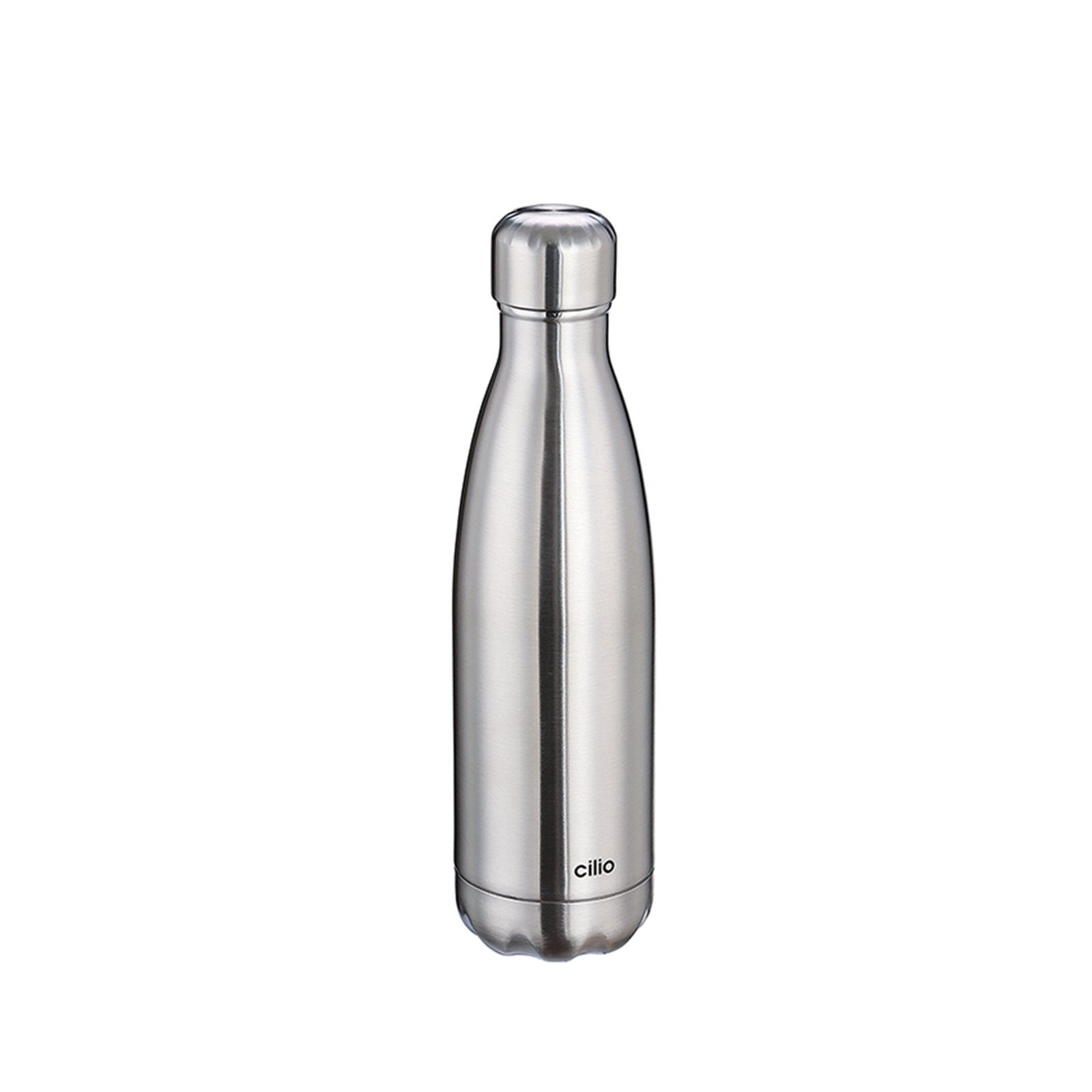 Cilio Isolierflasche Isolierflasche ELEGANTE 0,5 Liter Silber