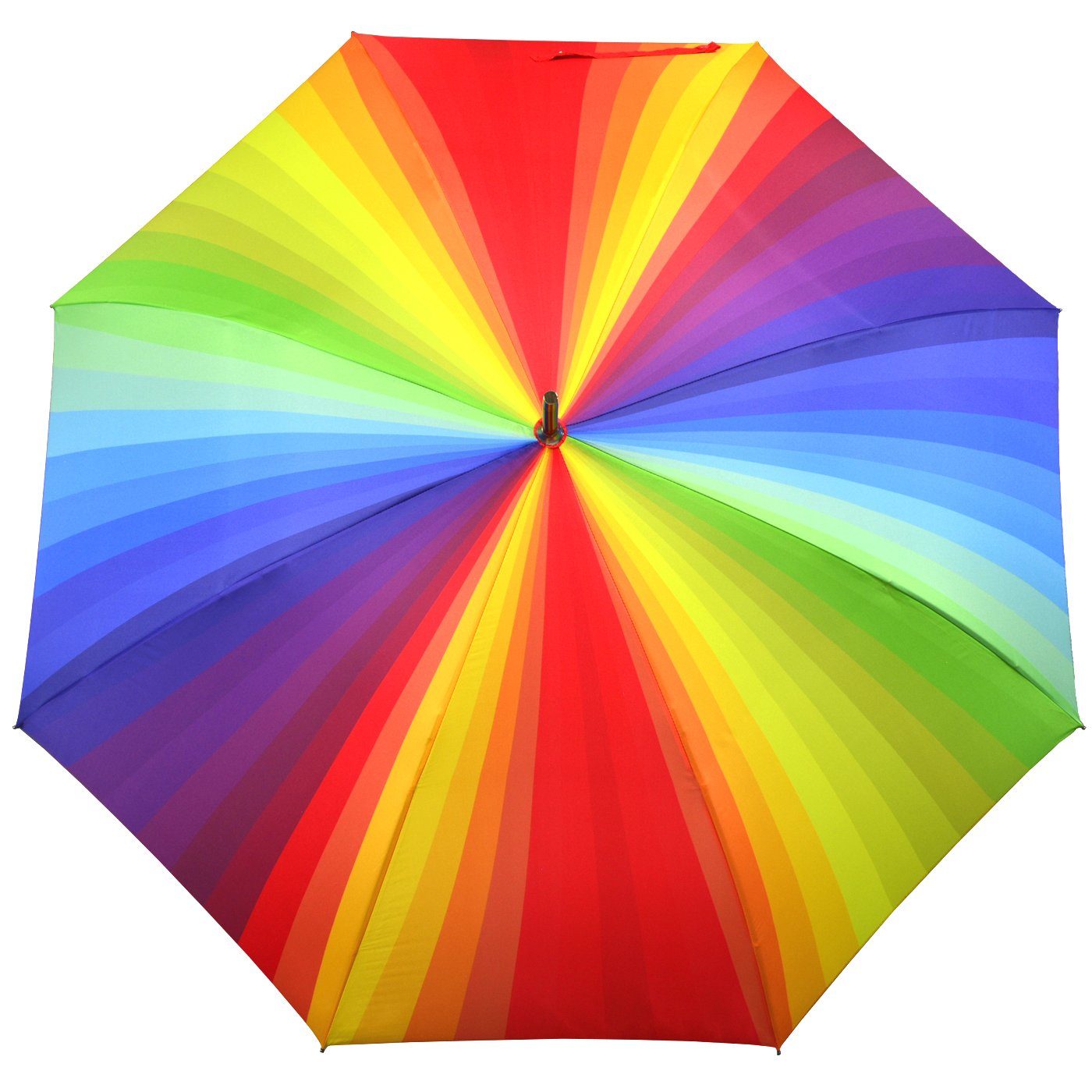 iX-brella Stockregenschirm Fiberglas, XL 110 cm groß, stabil, mit Automatik, mit überschlagfähigem Dach - windproof - bunt – Bild 5 von 5