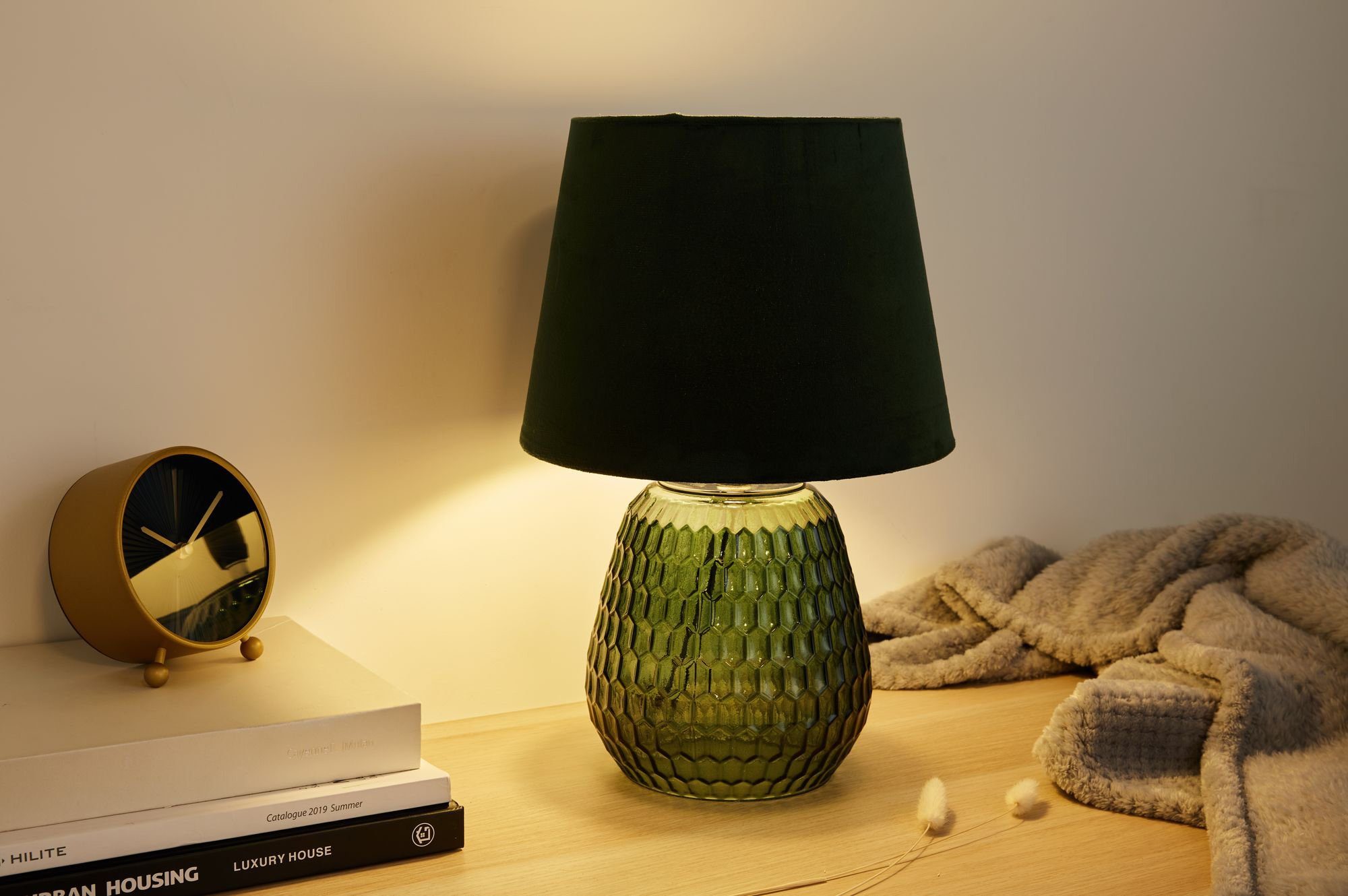 Pauleen Tischleuchte Crystal Velours, ohne Leuchtmittel, günstig online kaufen