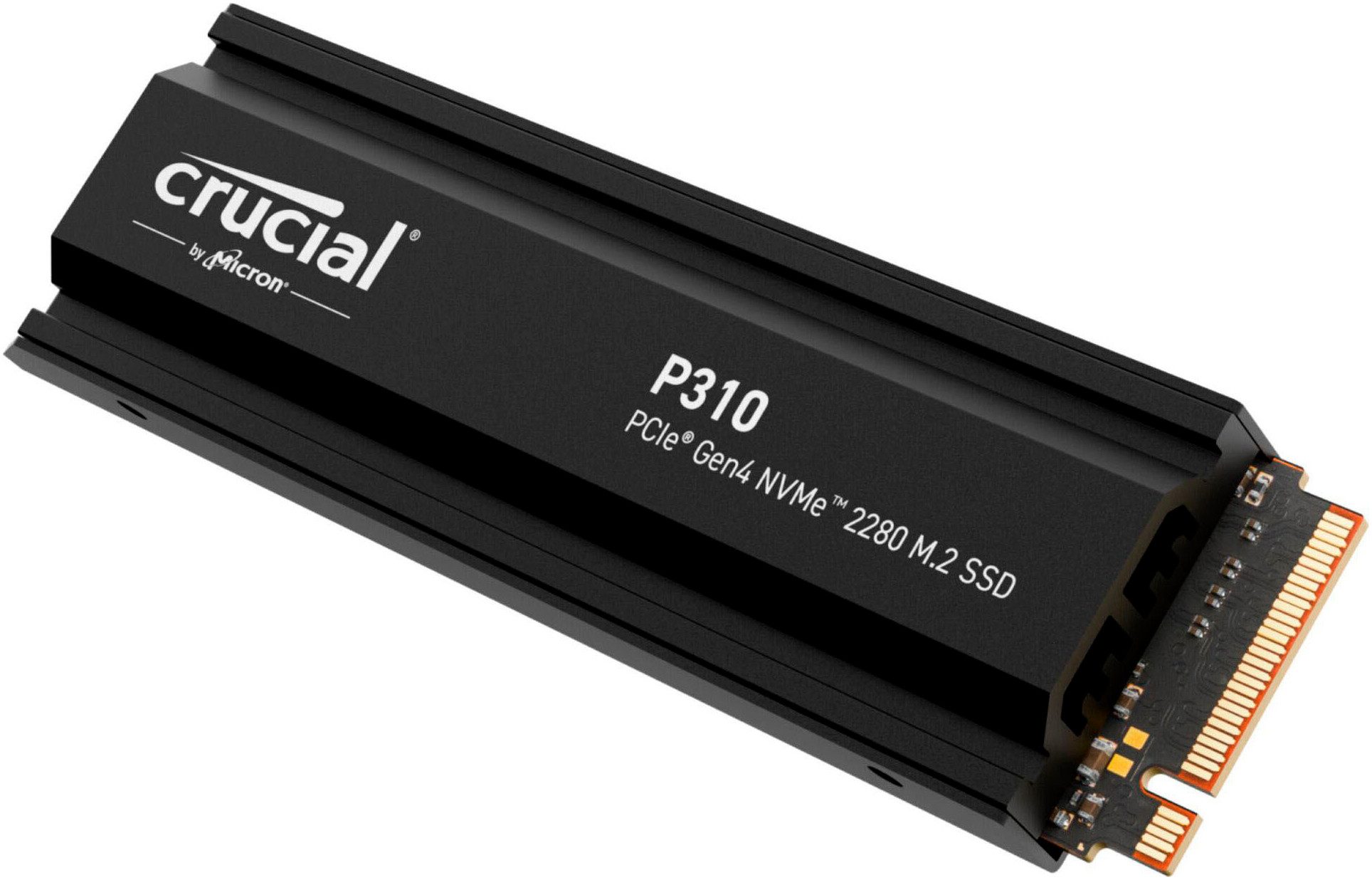 Crucial P310 Gen4 2280 4TB mit Heatsink SSD-Festplatte (4000 GB) 7100 MB/S Lesegeschwindigkeit, 6000 MB/S Schreibgeschwindigkeit