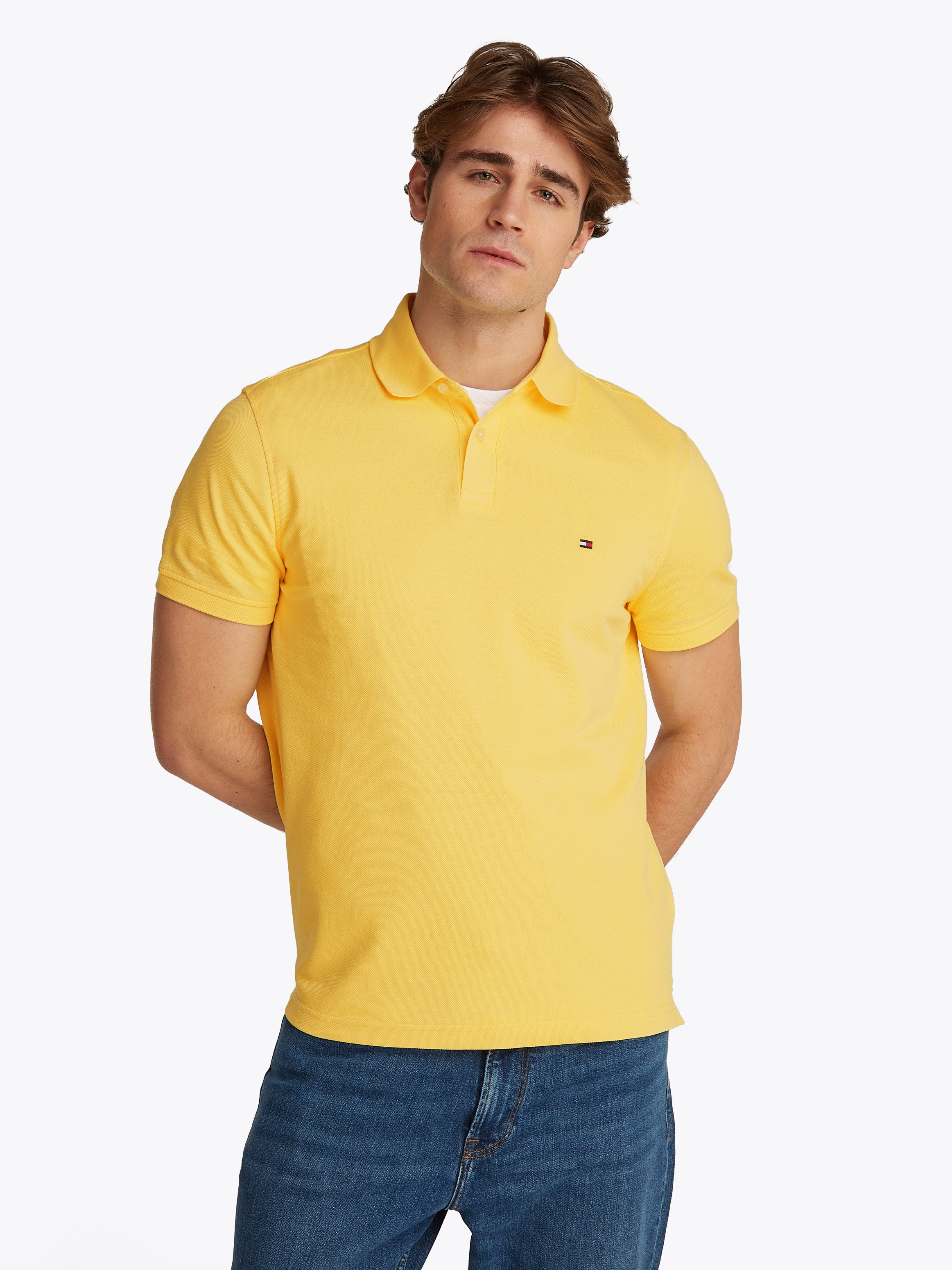 Tommy Hilfiger Poloshirt 1985 REGULAR POLO aus hochwertiger Baumwoll-Piqué-Qualität