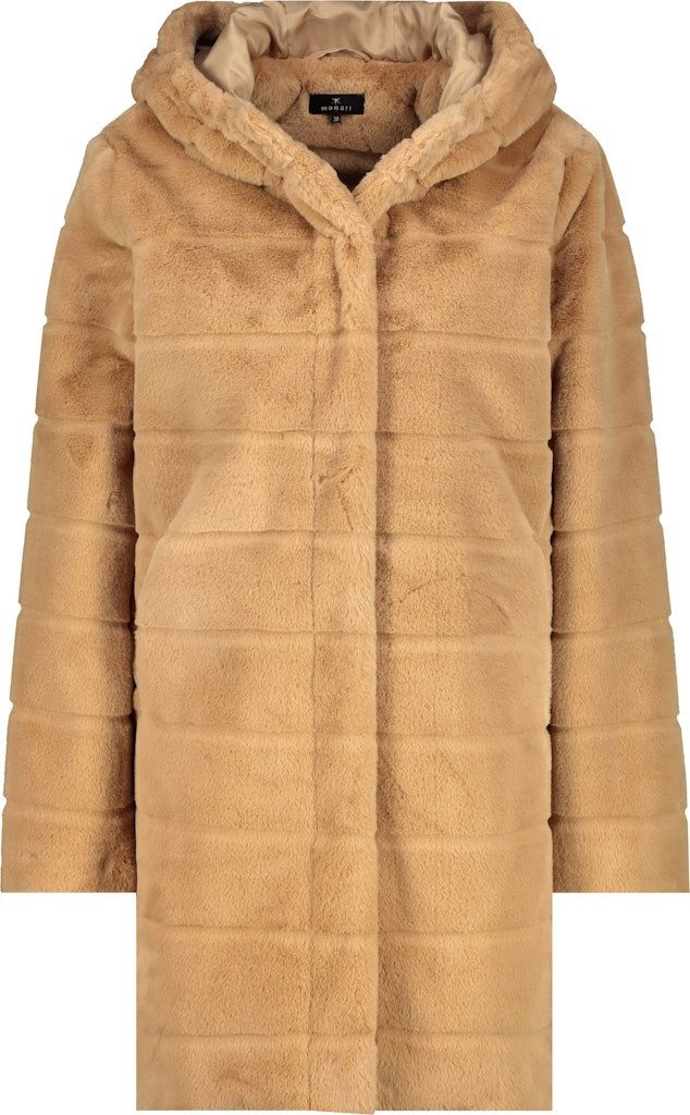 Monari Parka Flauschige Kunstfell-Haptik Kunstfell-Mantel günstig online kaufen