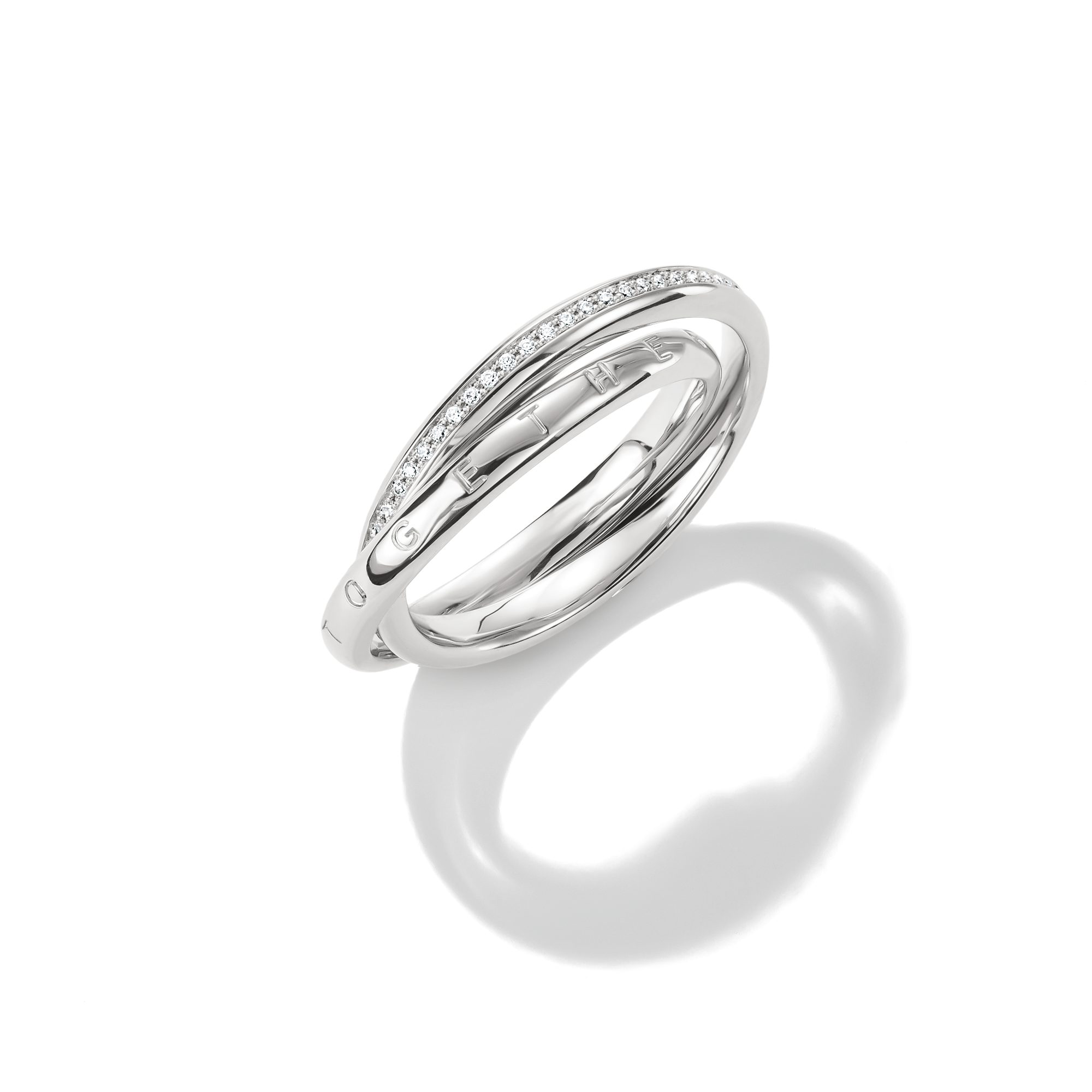 Fingerring Together Ring Silber