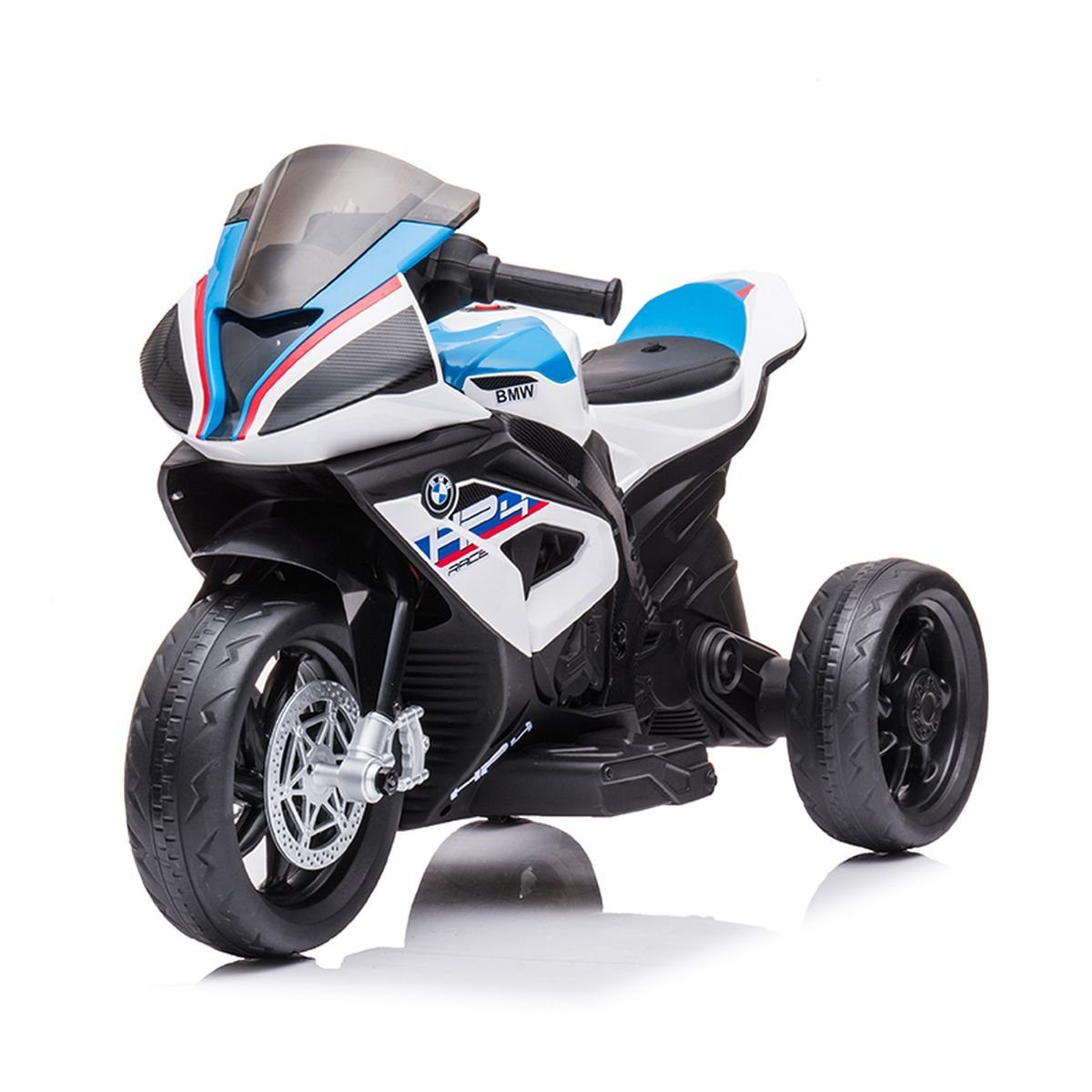Toys Store Elektro-Kinderauto BMW Kinder Elektro Motorrad Kinder Fahrzeug Motor Cross Rad, Belastbarkeit 35 kg, AUX-/USB-Anschluss, MP3 Hupe und Motorsound am Lenkrad