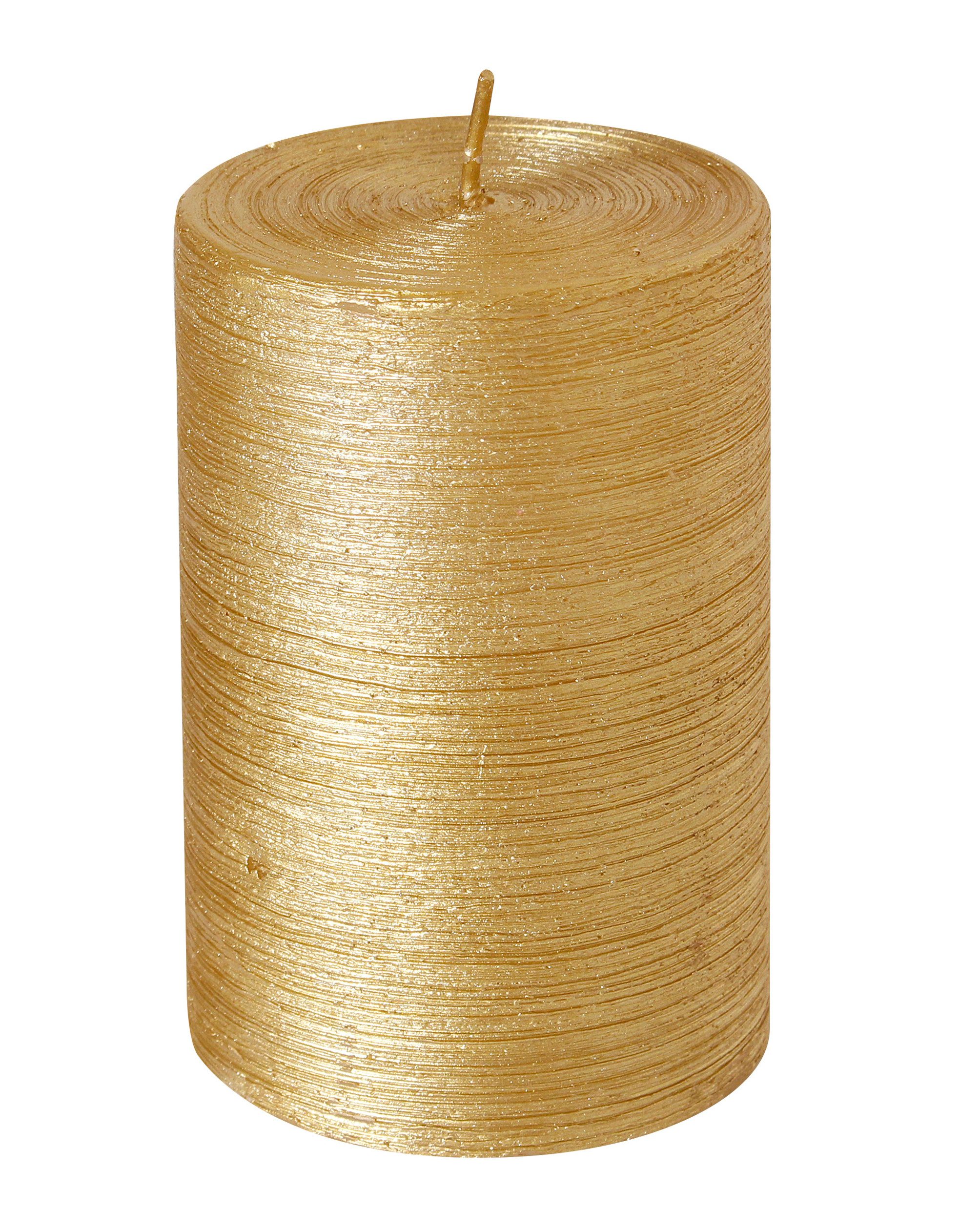 Steinhart Свечи Adventskerze Stumpenkerze "Glory" Gold 100/68 mm