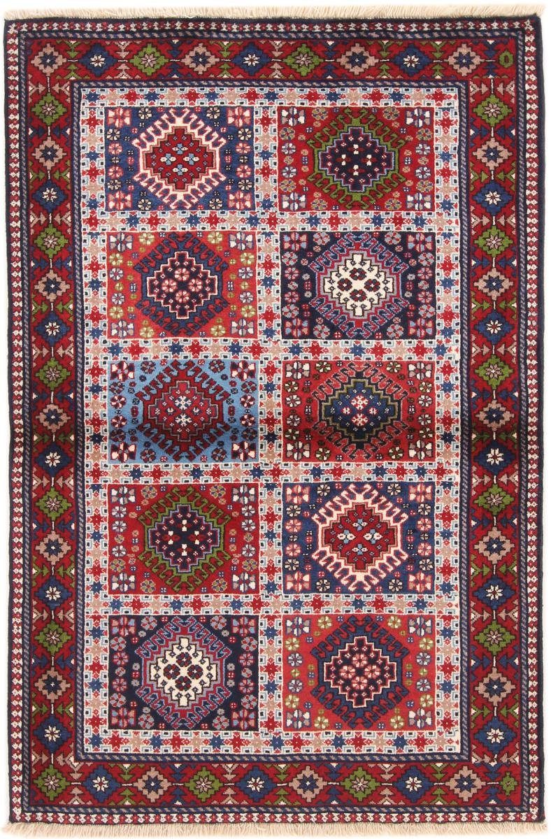 Orientteppich rechteckig, Yalameh Nain mm Orientteppich Trading, / Höhe: 97x156 Handgeknüpfter 12 Perserteppich,