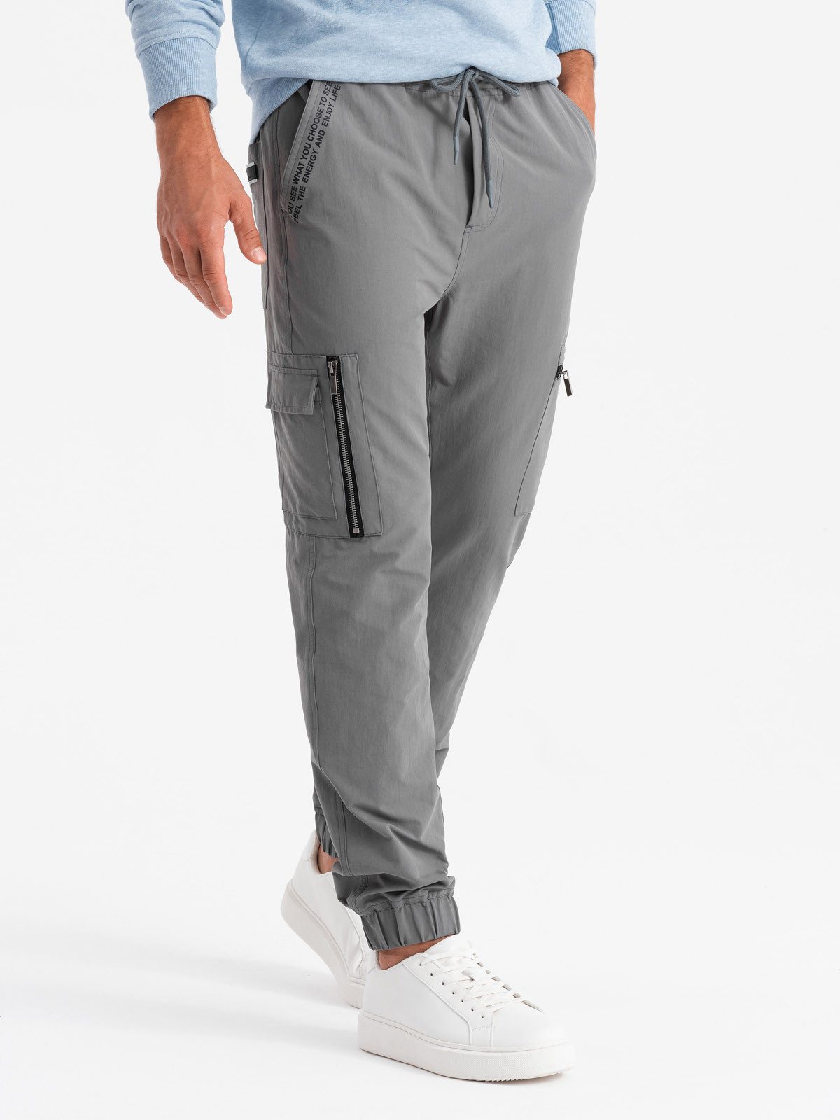 OMBRE Cargohose Herren-Jogginghose mit Cargotaschen günstig online kaufen