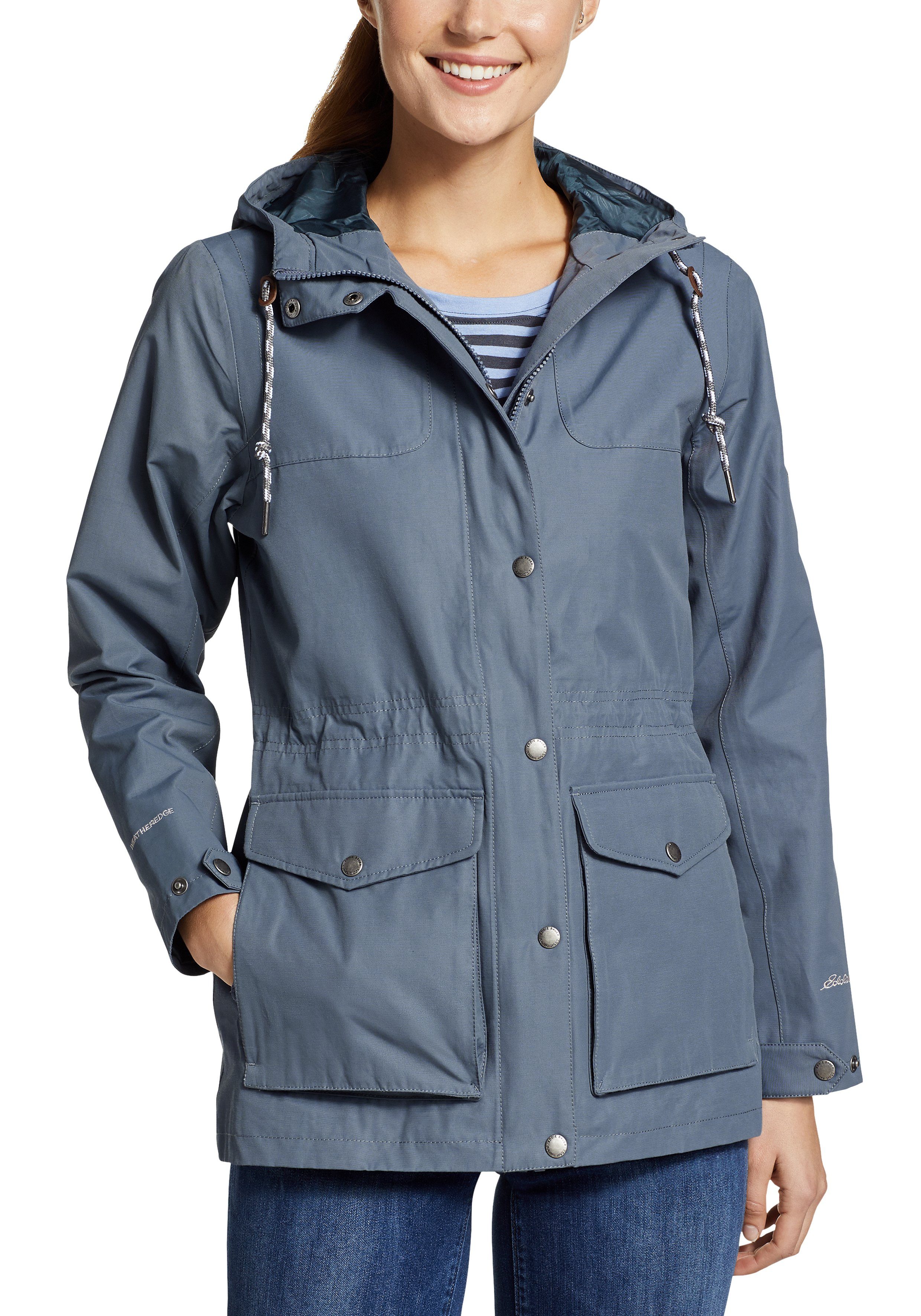 Eddie Bauer Regenjacke Charly wasserdicht Winterblau