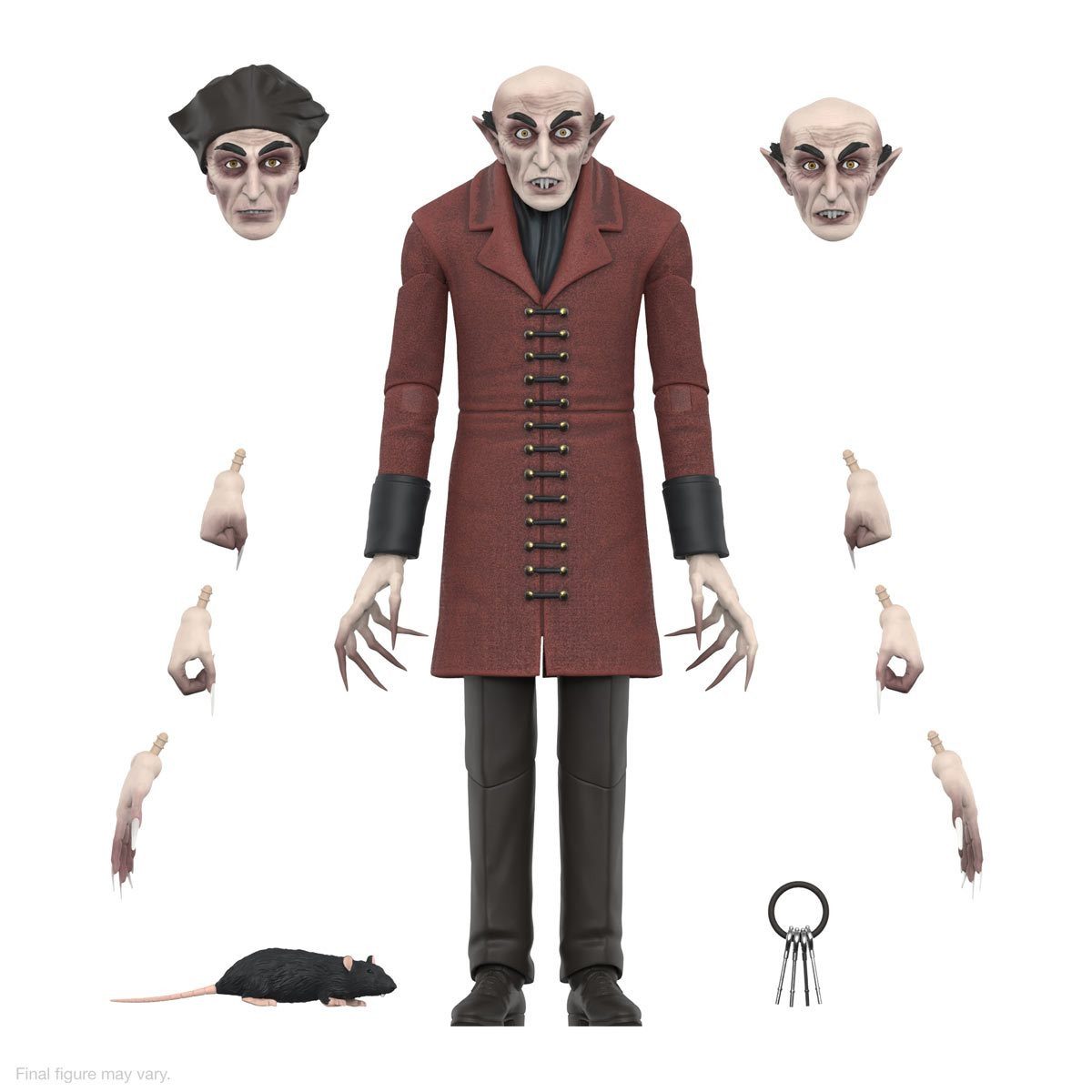Super7 Actionfigur Nosferatu Ultimates Count Orlok Actionfigur Full Color Version