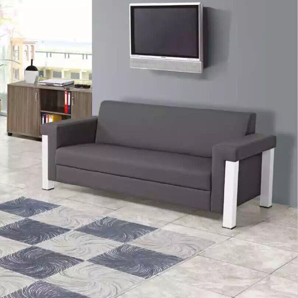 JVmoebel Sofa Sofa 3 Sitzer Arbeitszimmer Textil Möbel Polster Stoff Couch Modern, Made In Europe