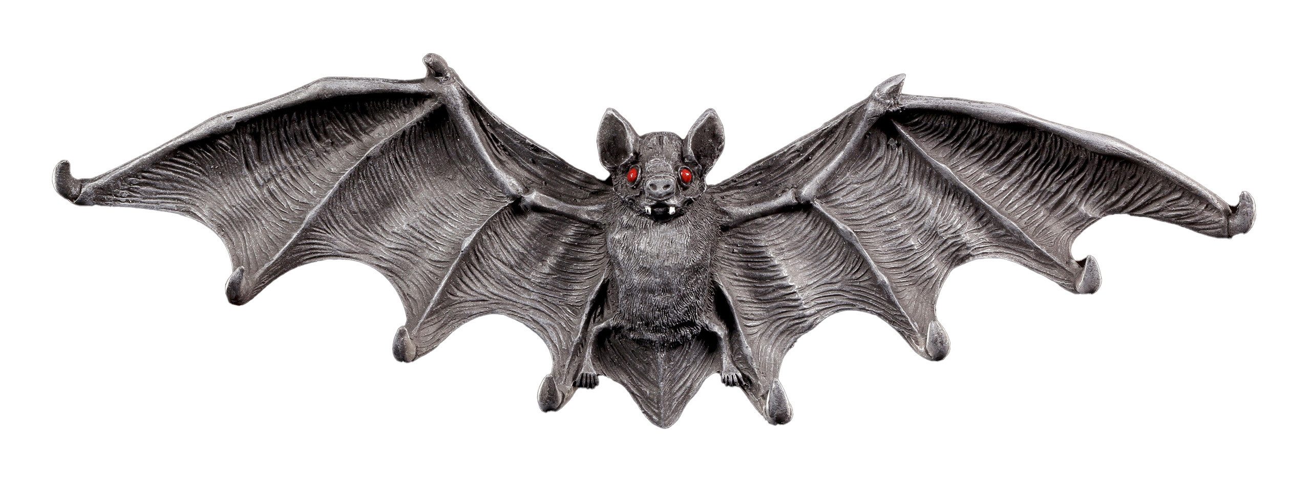 Figuren Shop GmbH Wanddekoobjekt Fledermaus Wanddeko mit roten Augen - Neme günstig online kaufen