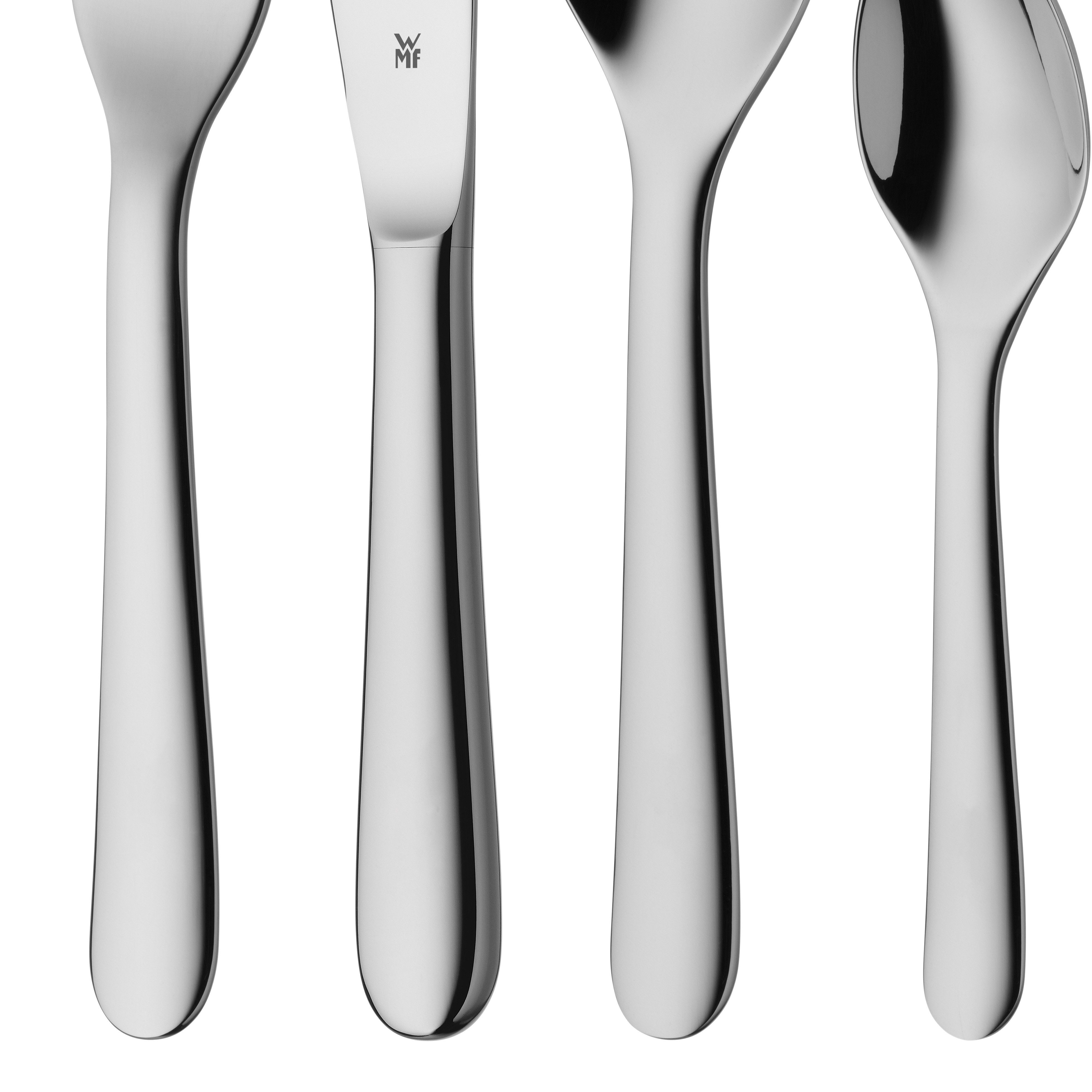 WMF Kinderbesteck Gravur (4-tlg), 1 Personen, Cromargan® Edelstahl Rostfrei 18/10, ab 3 Jahren, hygienisch, säurefest