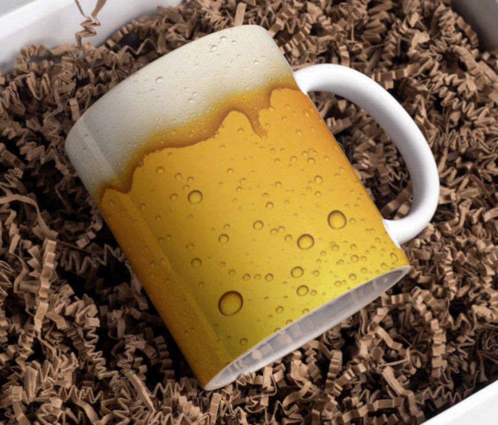 Tinisu Tasse Tasse 325ml Büro-Becher Pils Männer Bier Design Kaffee Geschenk Tee