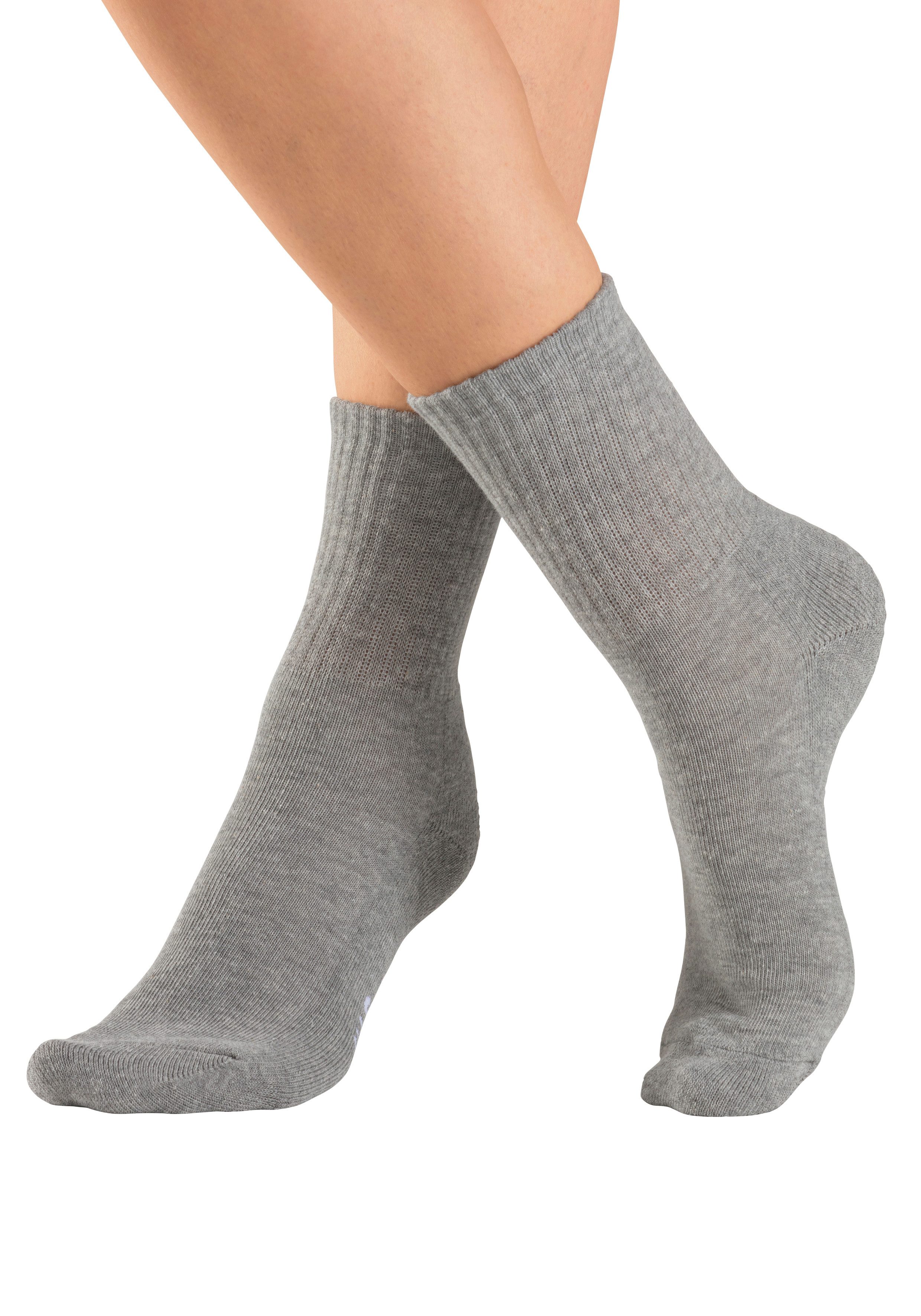 H.I.S Sportsocken Sneaker Socken und Tennissocken für Damen und Herren (Packung, 6-Paar, Fitness Pack) mit zwei Längen in einer Packung, Baumwoll- Mischung