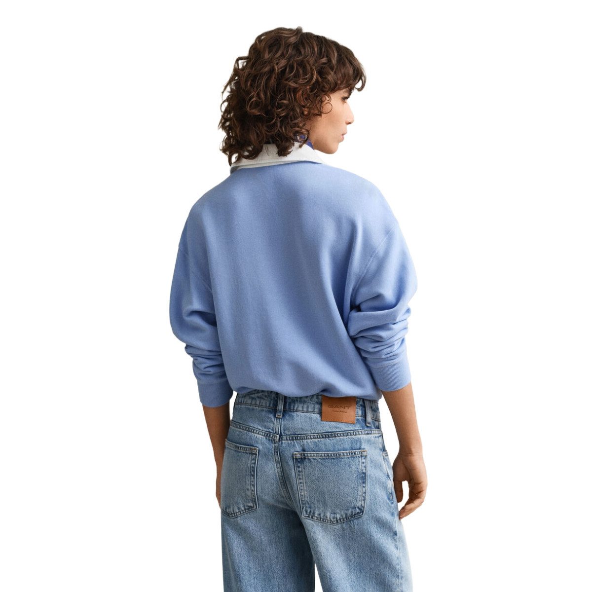 Gant Poloshirt 4201436 Damen Poloshirt mit Twillkragen